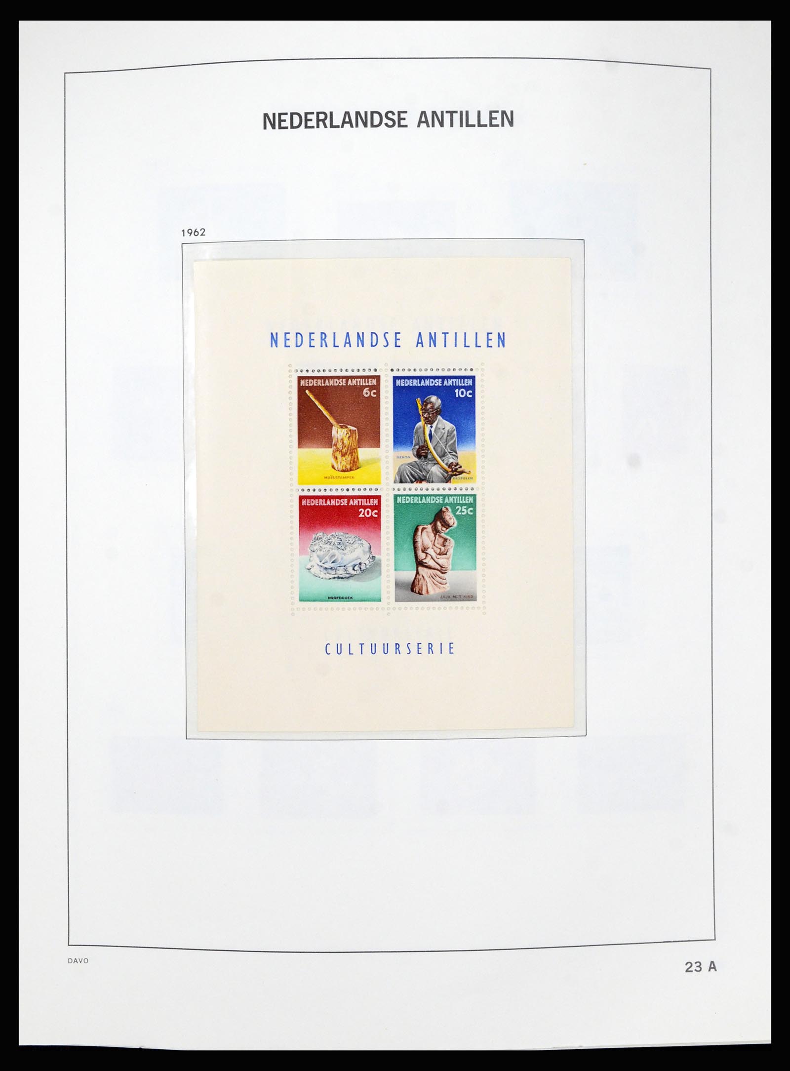 36840 024 - Postzegelverzameling 36840 Curaçao en Nederlandse Antillen 1873-1985.