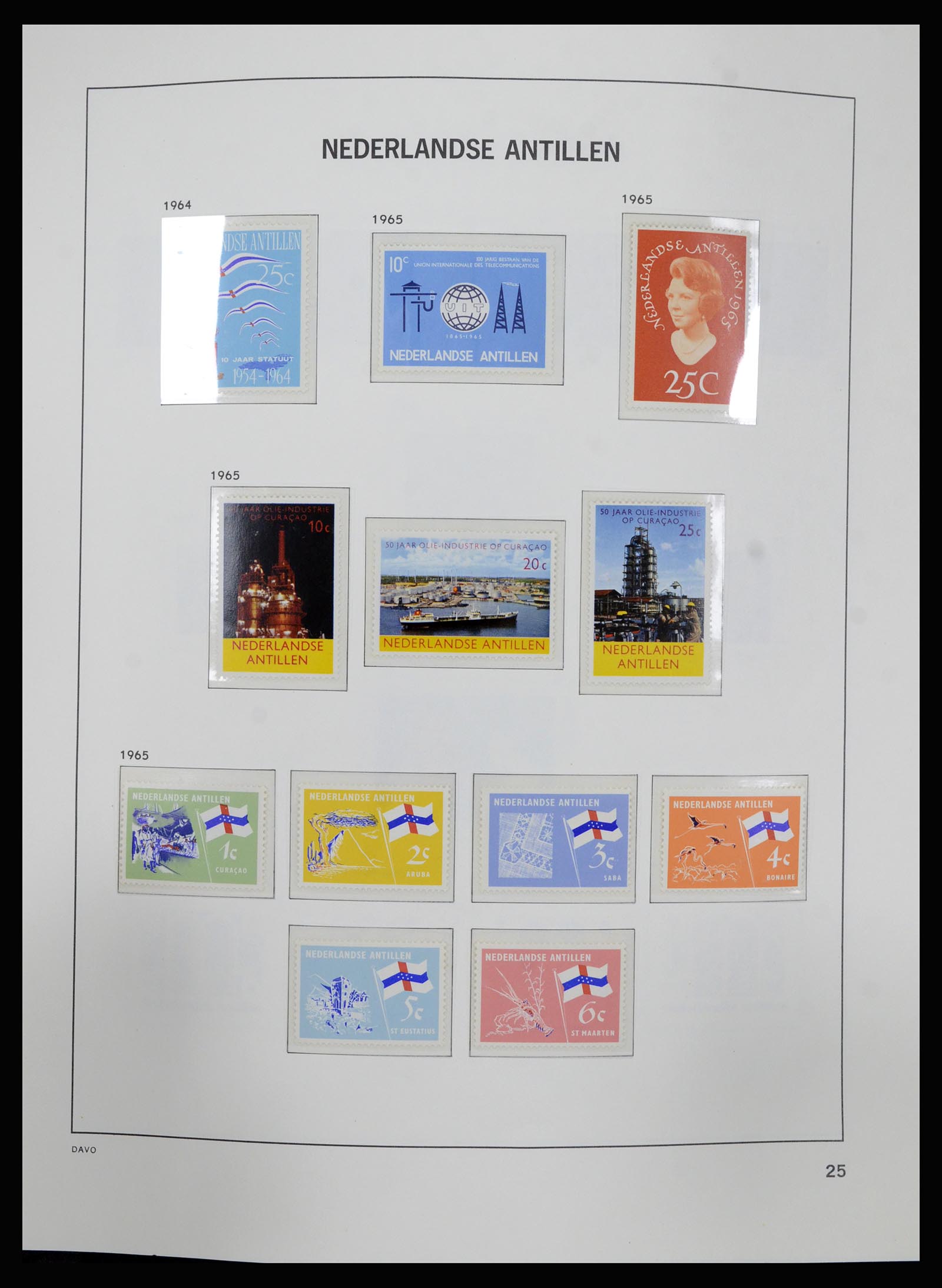 36840 026 - Postzegelverzameling 36840 Curaçao en Nederlandse Antillen 1873-1985.
