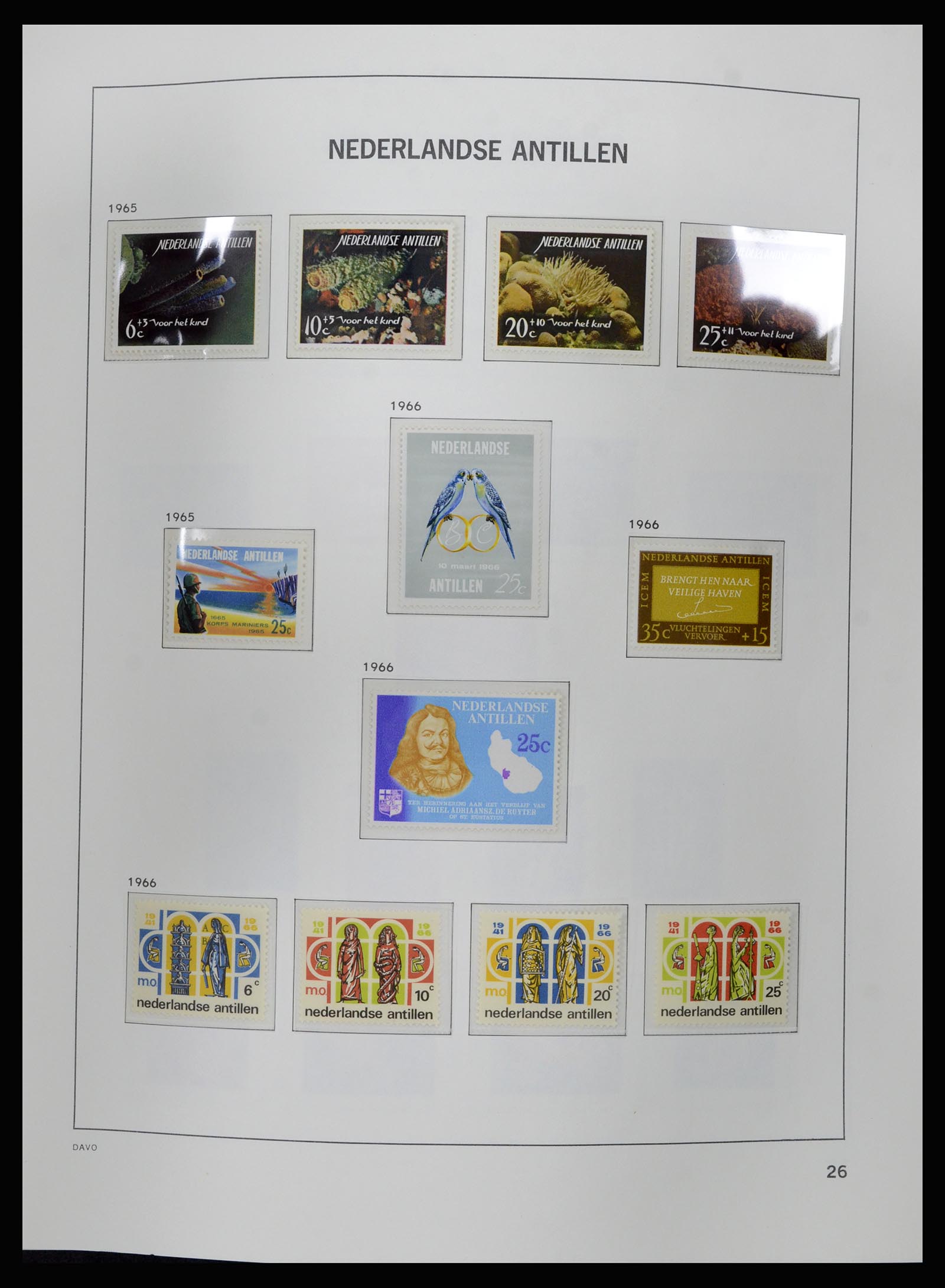 36840 027 - Postzegelverzameling 36840 Curaçao en Nederlandse Antillen 1873-1985.