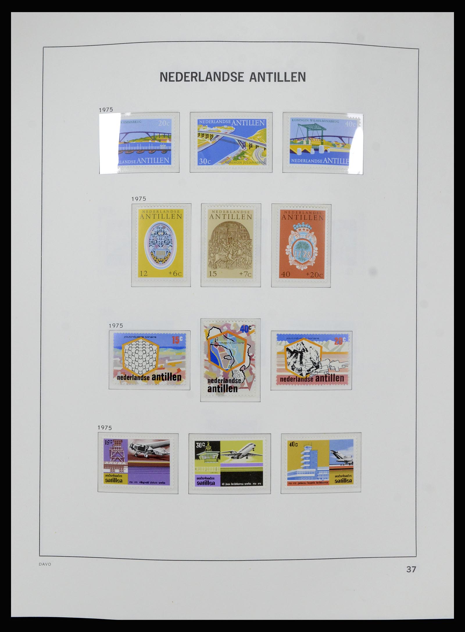 36840 038 - Postzegelverzameling 36840 Curaçao en Nederlandse Antillen 1873-1985.