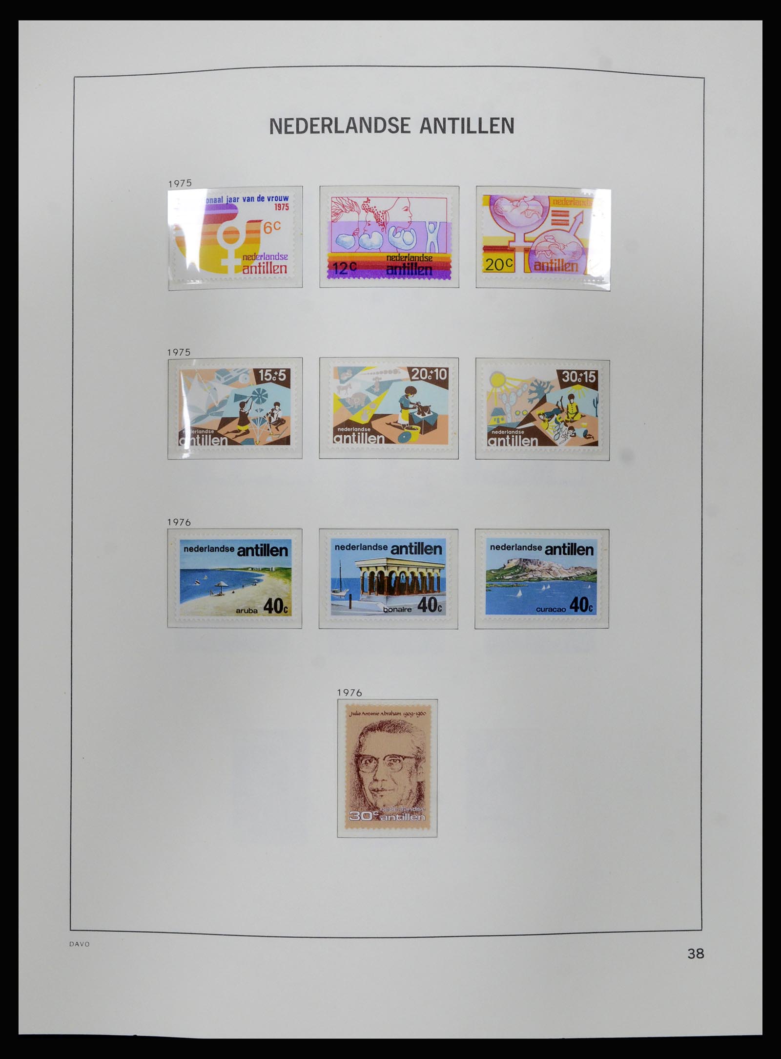 36840 039 - Postzegelverzameling 36840 Curaçao en Nederlandse Antillen 1873-1985.