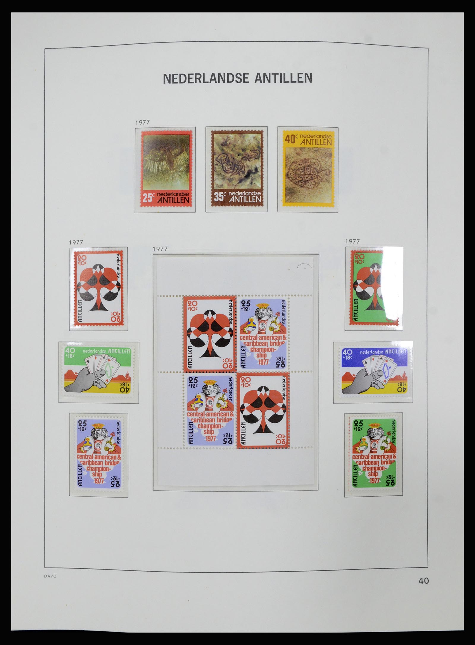 36840 041 - Postzegelverzameling 36840 Curaçao en Nederlandse Antillen 1873-1985.