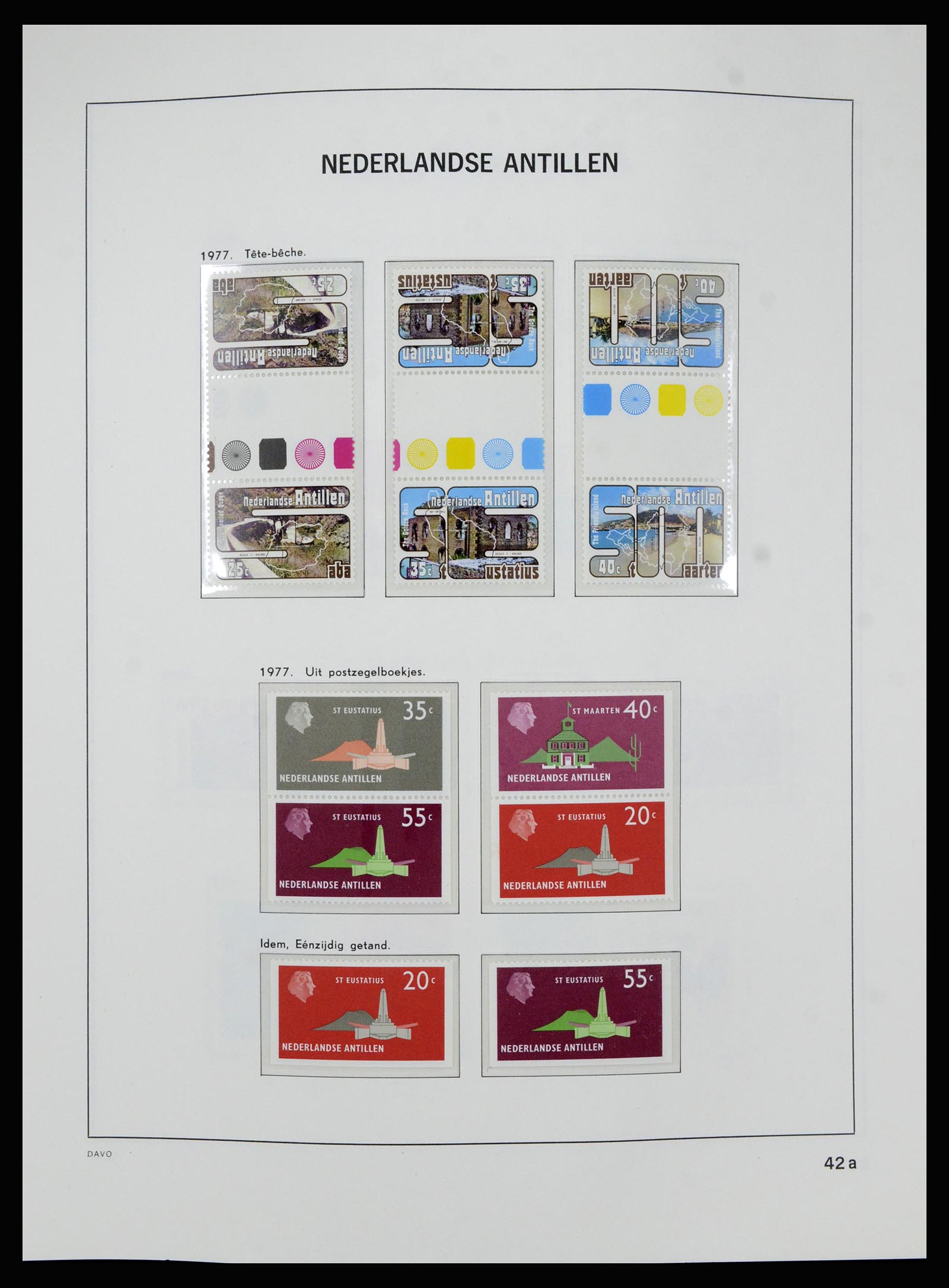 36840 044 - Postzegelverzameling 36840 Curaçao en Nederlandse Antillen 1873-1985.