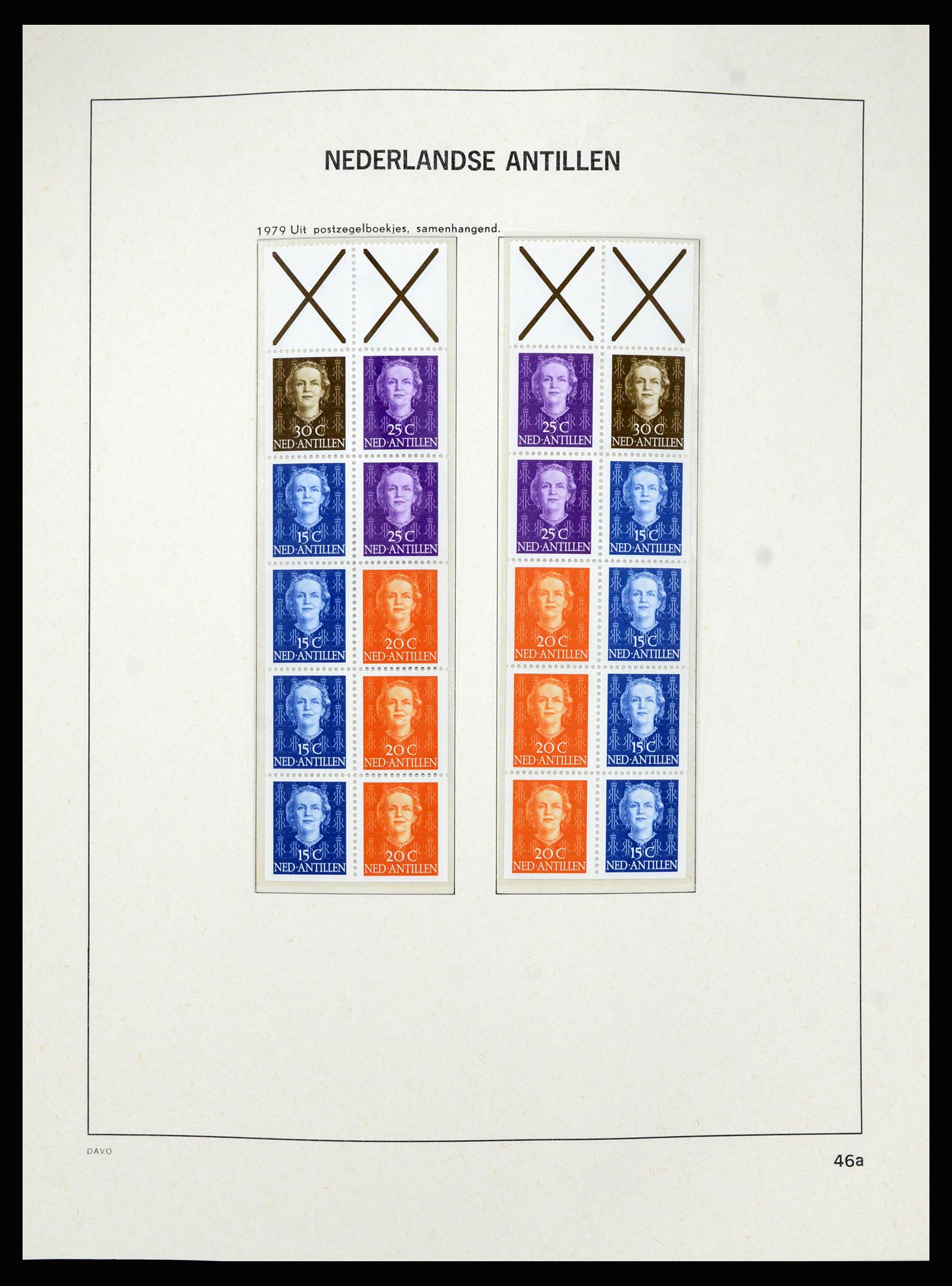 36840 050 - Postzegelverzameling 36840 Curaçao en Nederlandse Antillen 1873-1985.