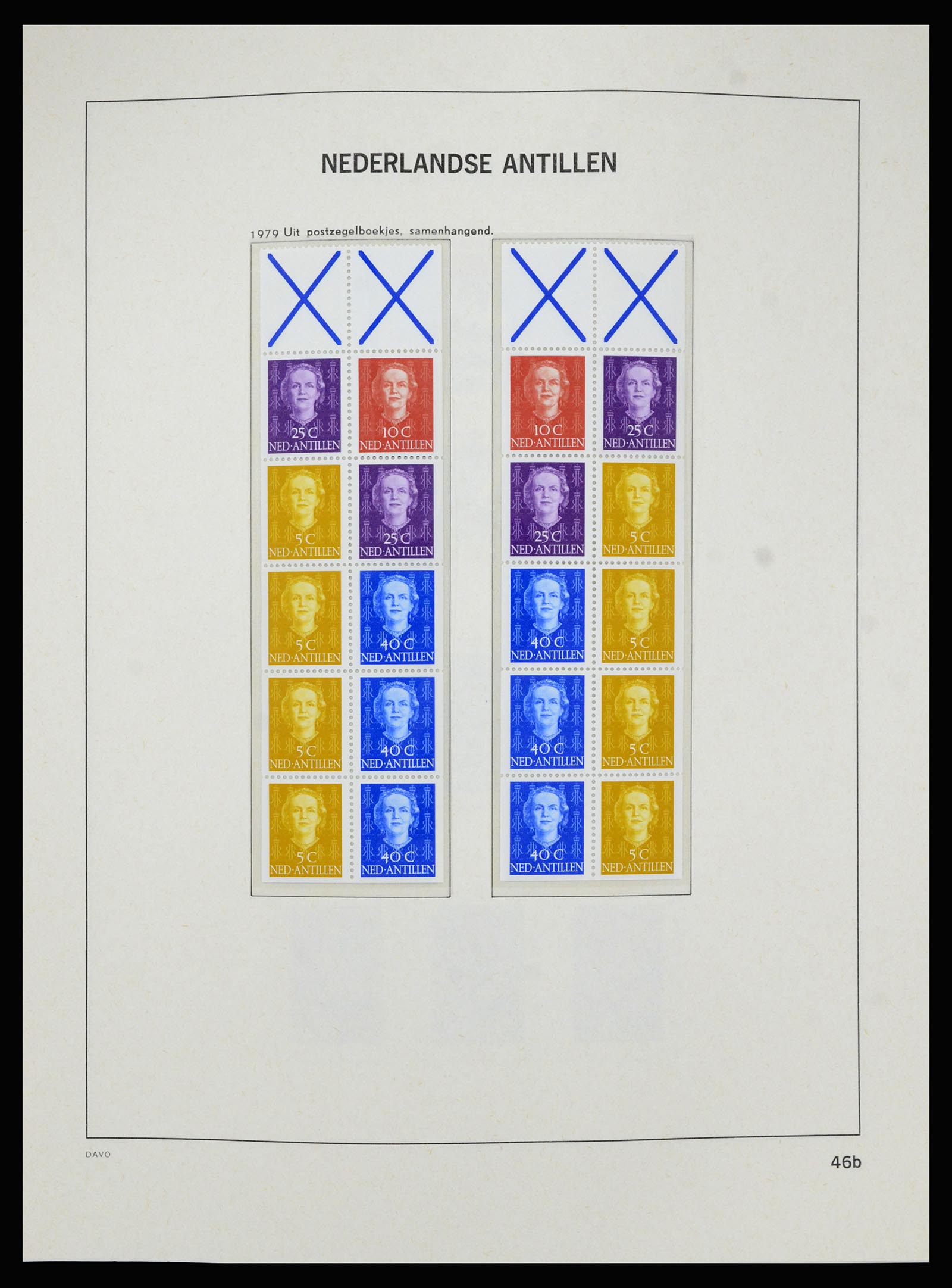 36840 051 - Stamp collection 36840 Curaçao and Dutch Antilles 1873-1985.