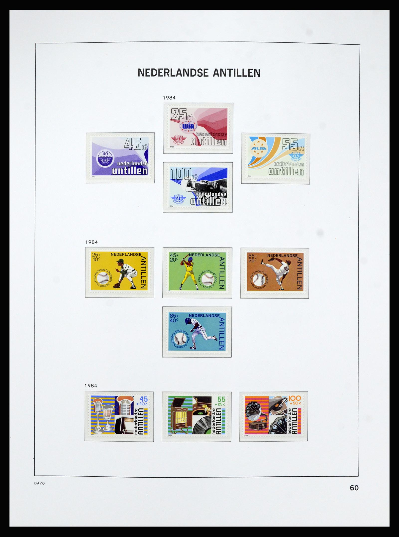 36840 066 - Postzegelverzameling 36840 Curaçao en Nederlandse Antillen 1873-1985.