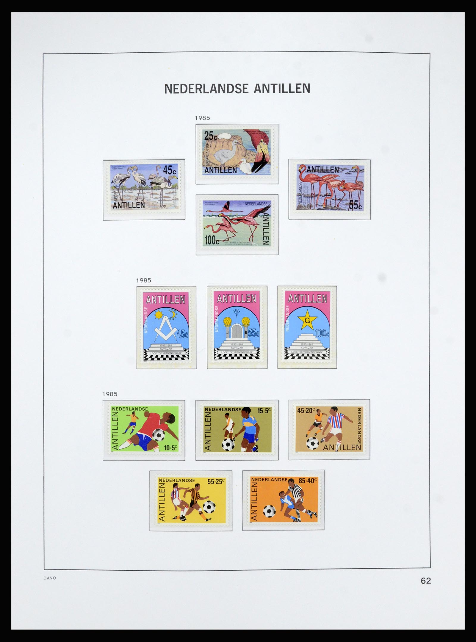 36840 068 - Postzegelverzameling 36840 Curaçao en Nederlandse Antillen 1873-1985.