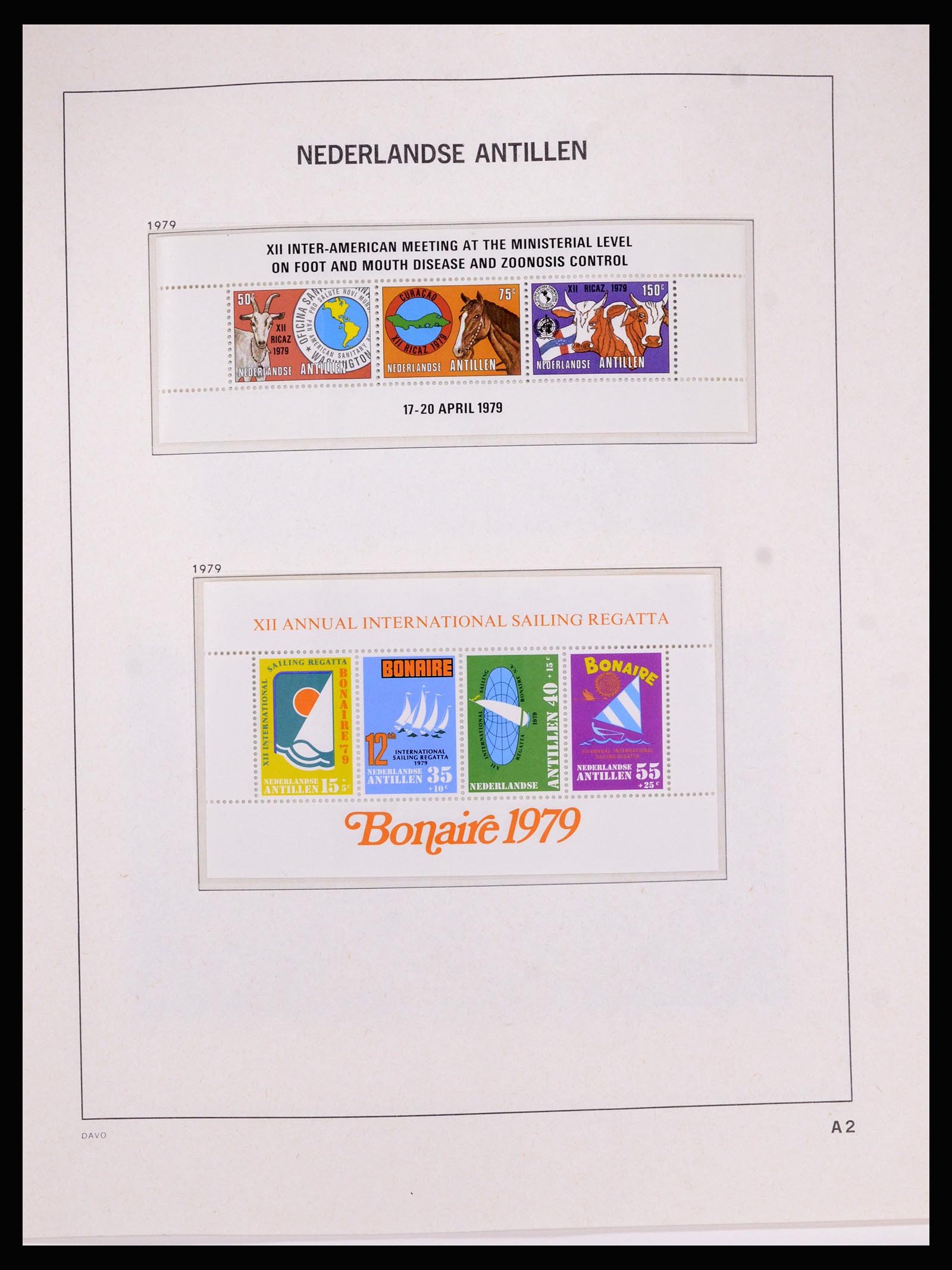 36840 073 - Postzegelverzameling 36840 Curaçao en Nederlandse Antillen 1873-1985.