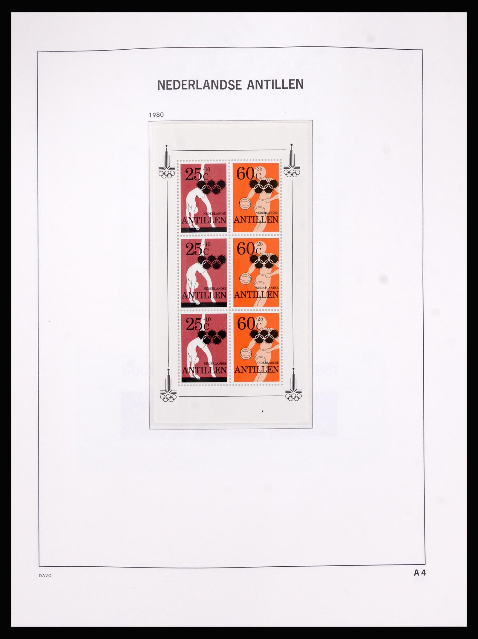 36840 075 - Postzegelverzameling 36840 Curaçao en Nederlandse Antillen 1873-1985.