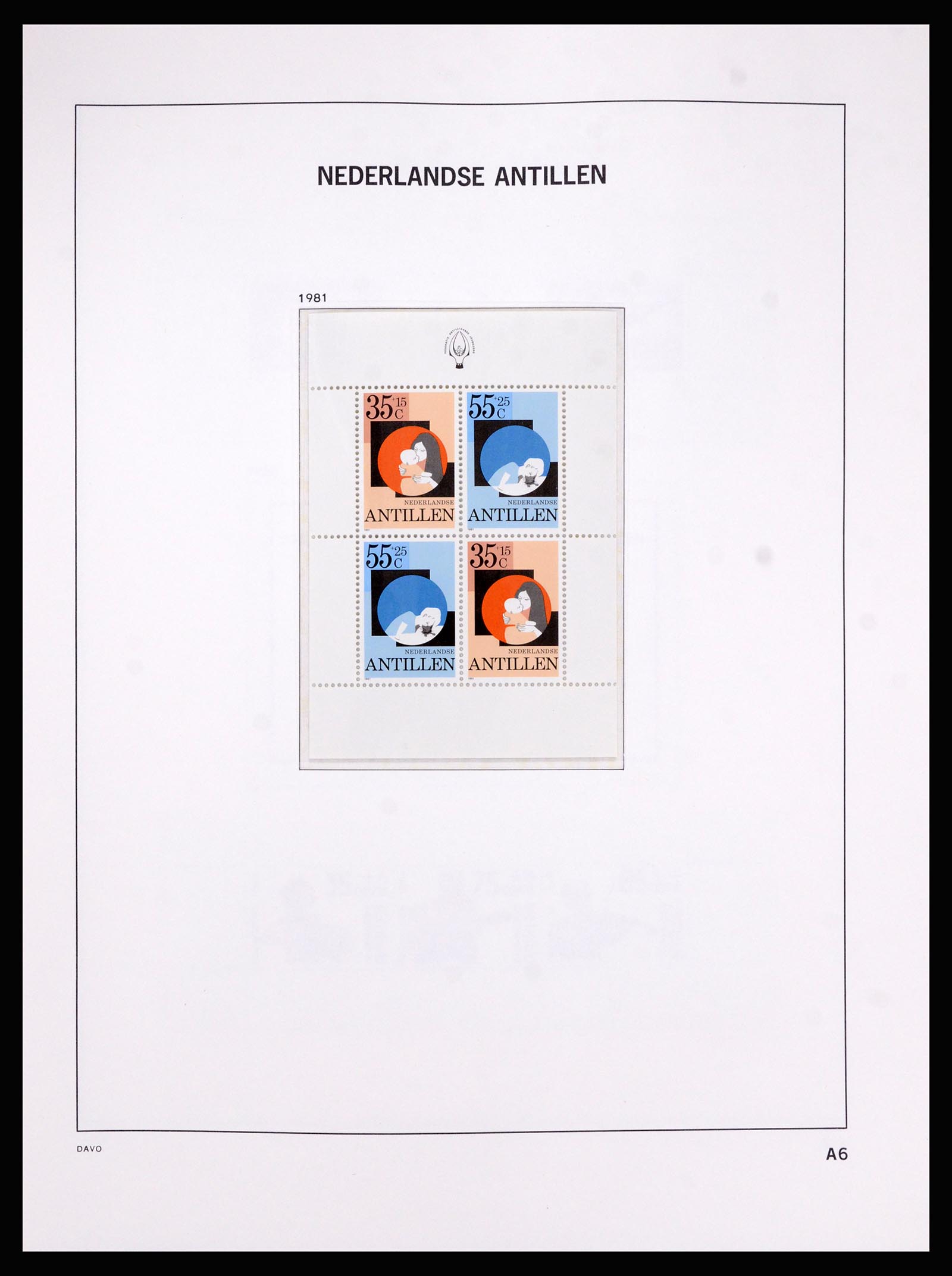 36840 077 - Postzegelverzameling 36840 Curaçao en Nederlandse Antillen 1873-1985.