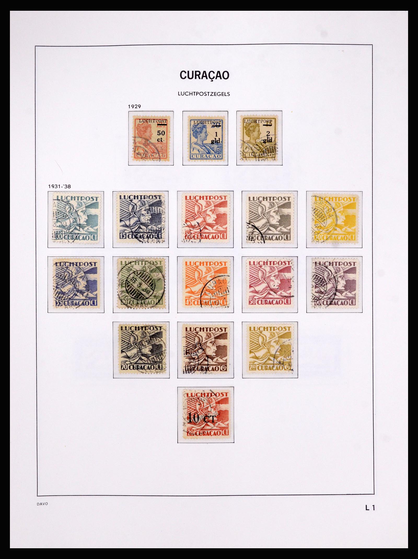 36840 084 - Postzegelverzameling 36840 Curaçao en Nederlandse Antillen 1873-1985.