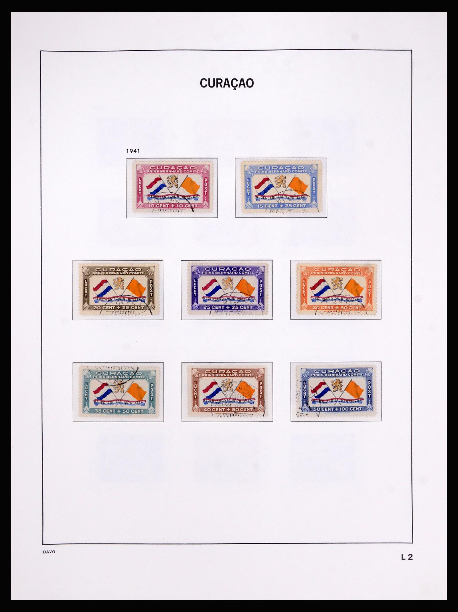 36840 085 - Postzegelverzameling 36840 Curaçao en Nederlandse Antillen 1873-1985.