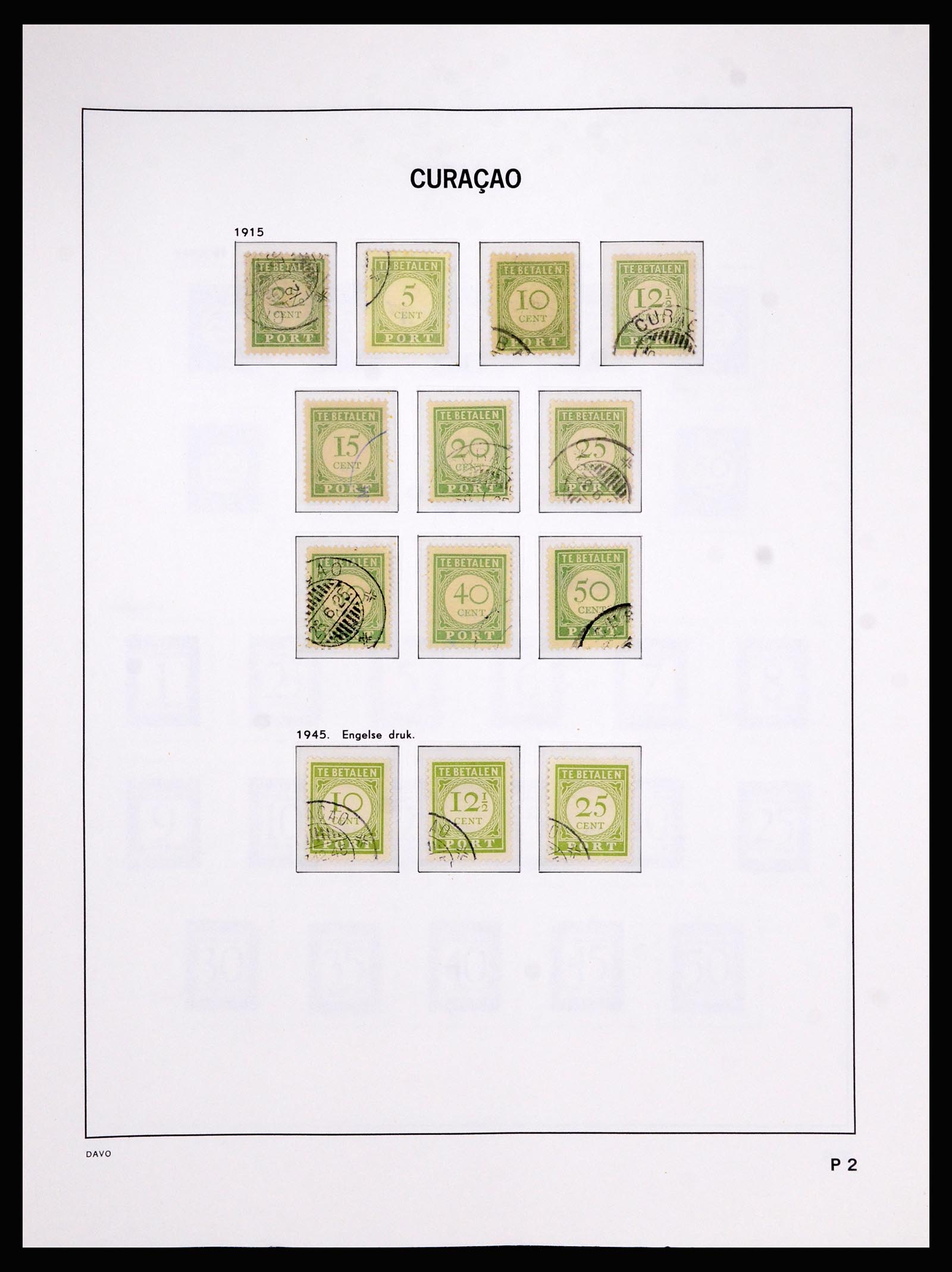 36840 090 - Postzegelverzameling 36840 Curaçao en Nederlandse Antillen 1873-1985.