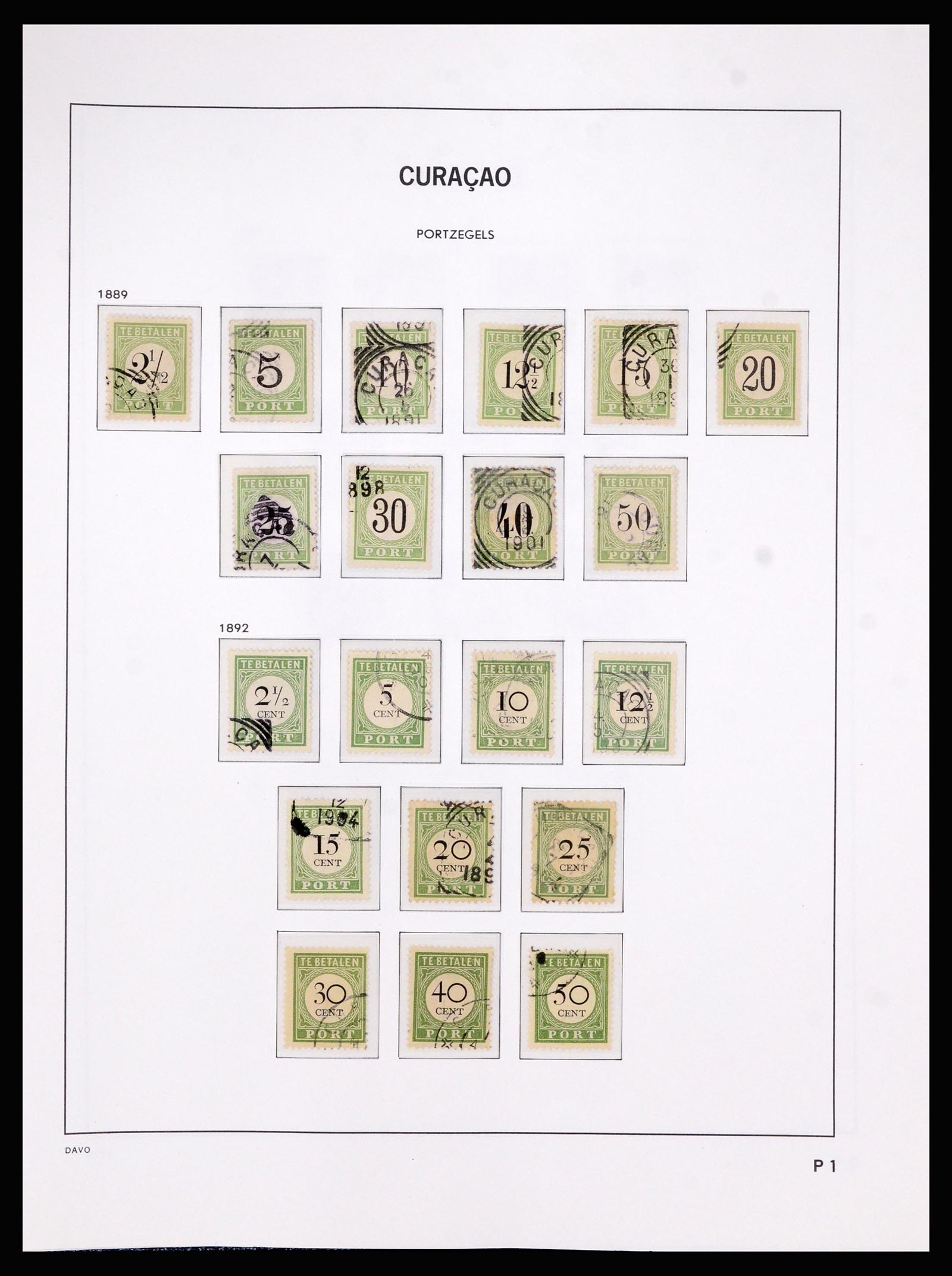 36840 091 - Postzegelverzameling 36840 Curaçao en Nederlandse Antillen 1873-1985.