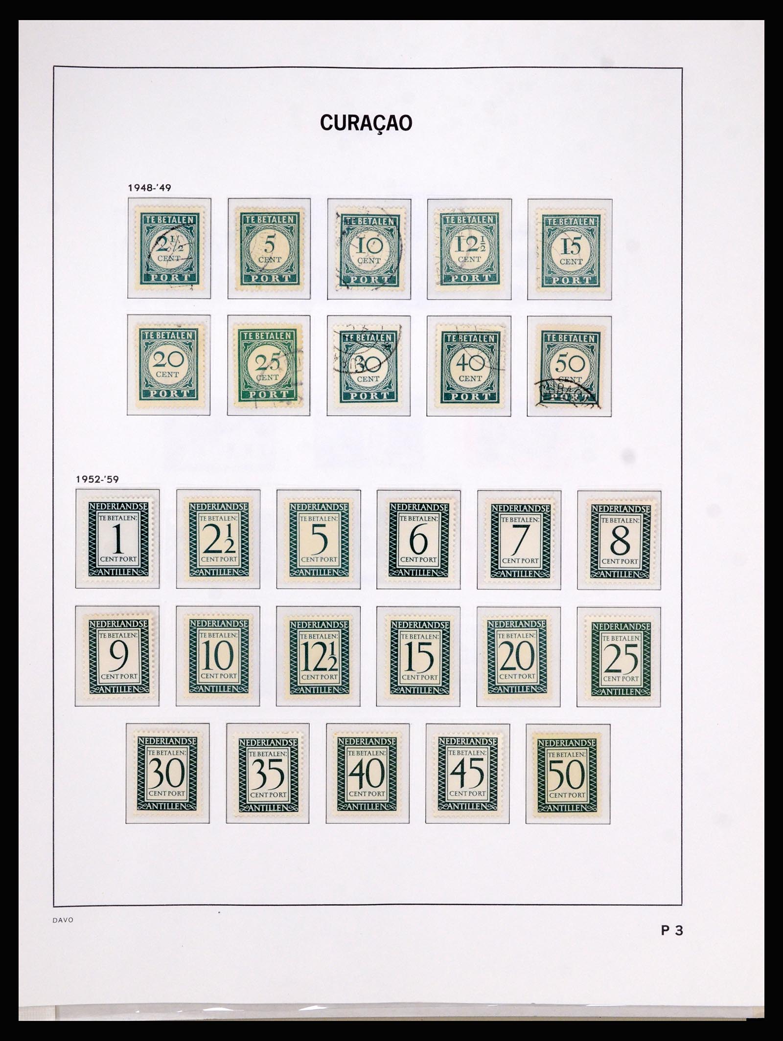 36840 092 - Postzegelverzameling 36840 Curaçao en Nederlandse Antillen 1873-1985.