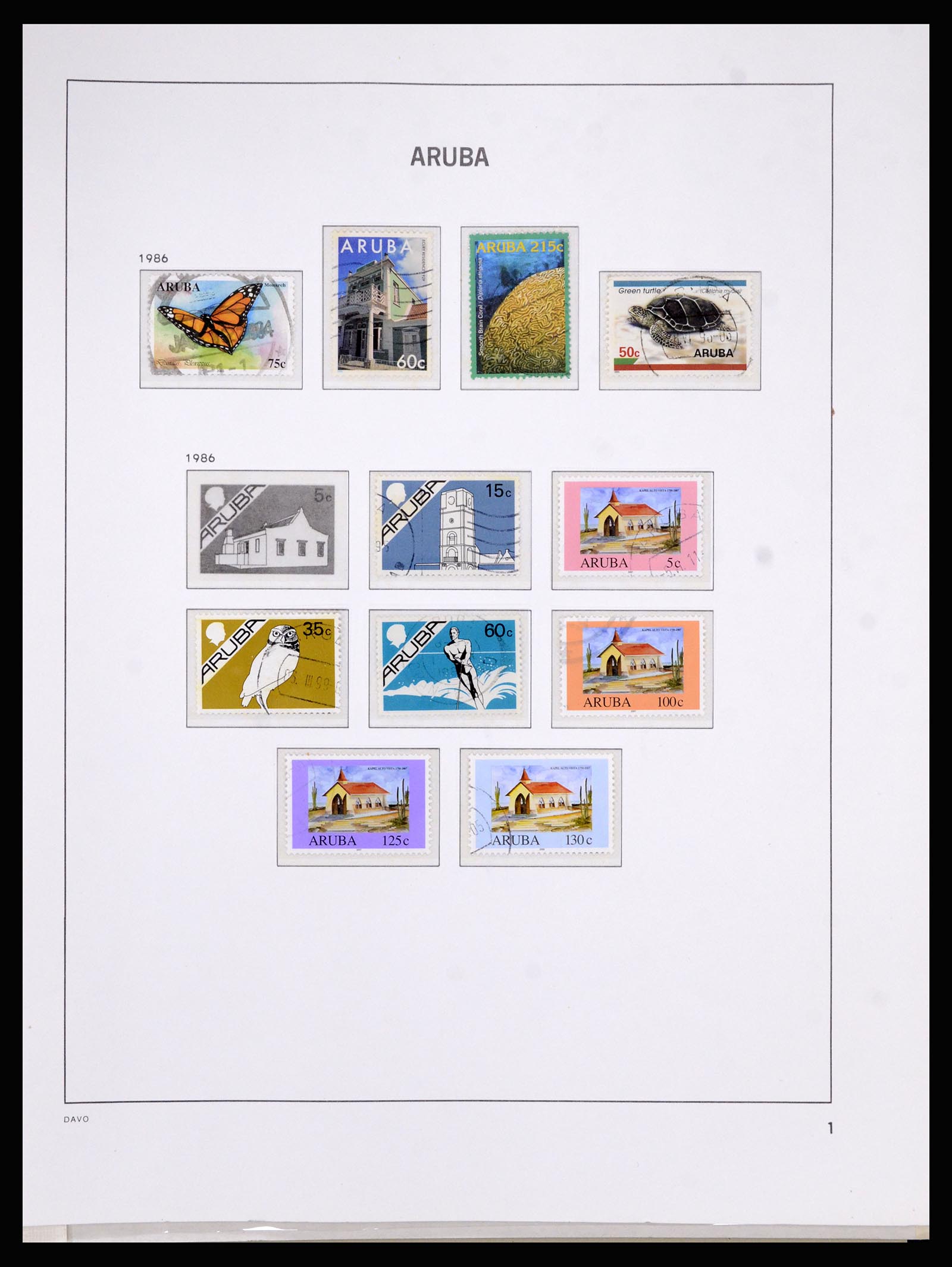36840 093 - Postzegelverzameling 36840 Curaçao en Nederlandse Antillen 1873-1985.