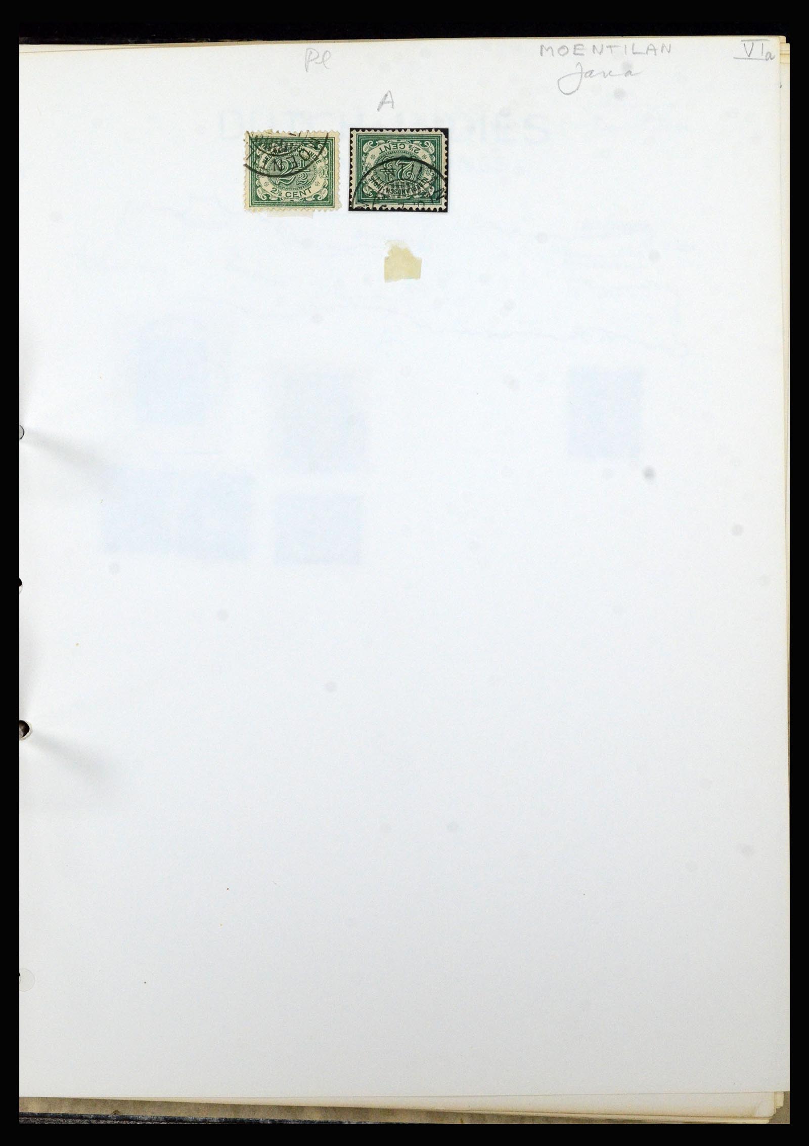 36841 072 - Stamp collection 36841 Dutch east Indies short bar cancels.