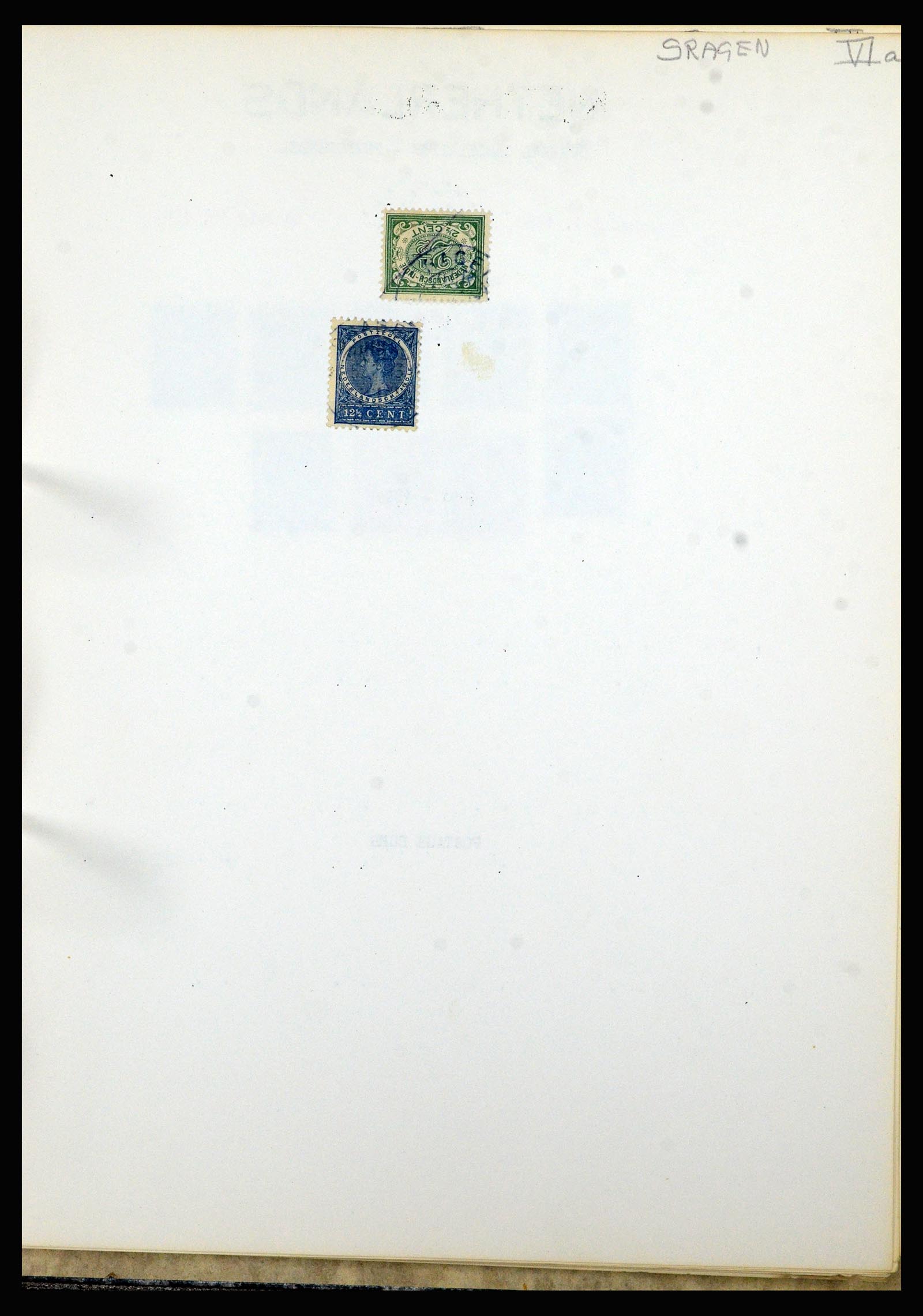 36841 143 - Stamp collection 36841 Dutch east Indies short bar cancels.