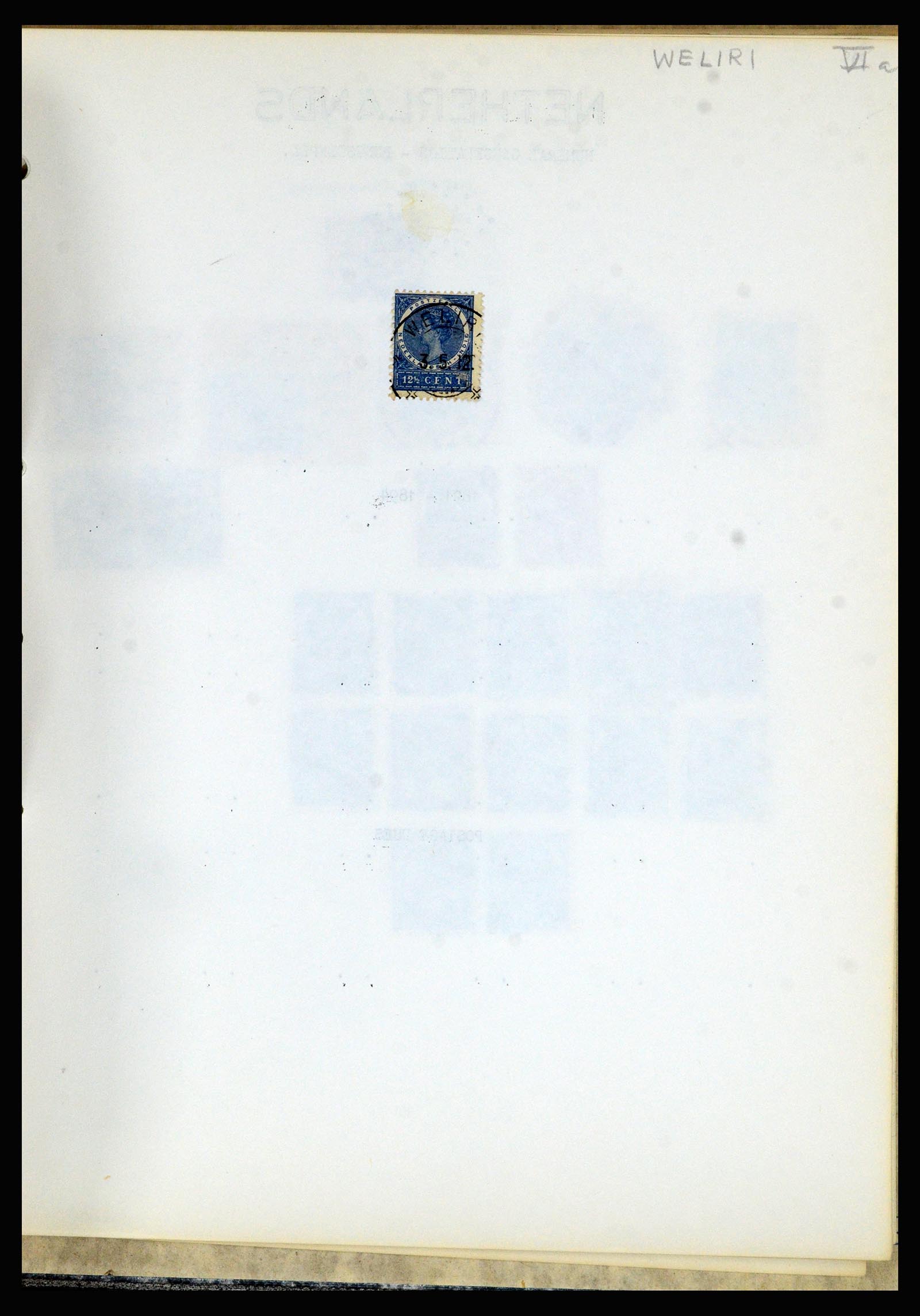 36841 185 - Postzegelverzameling 36841 Nederlands Indië kortebalk stempels.