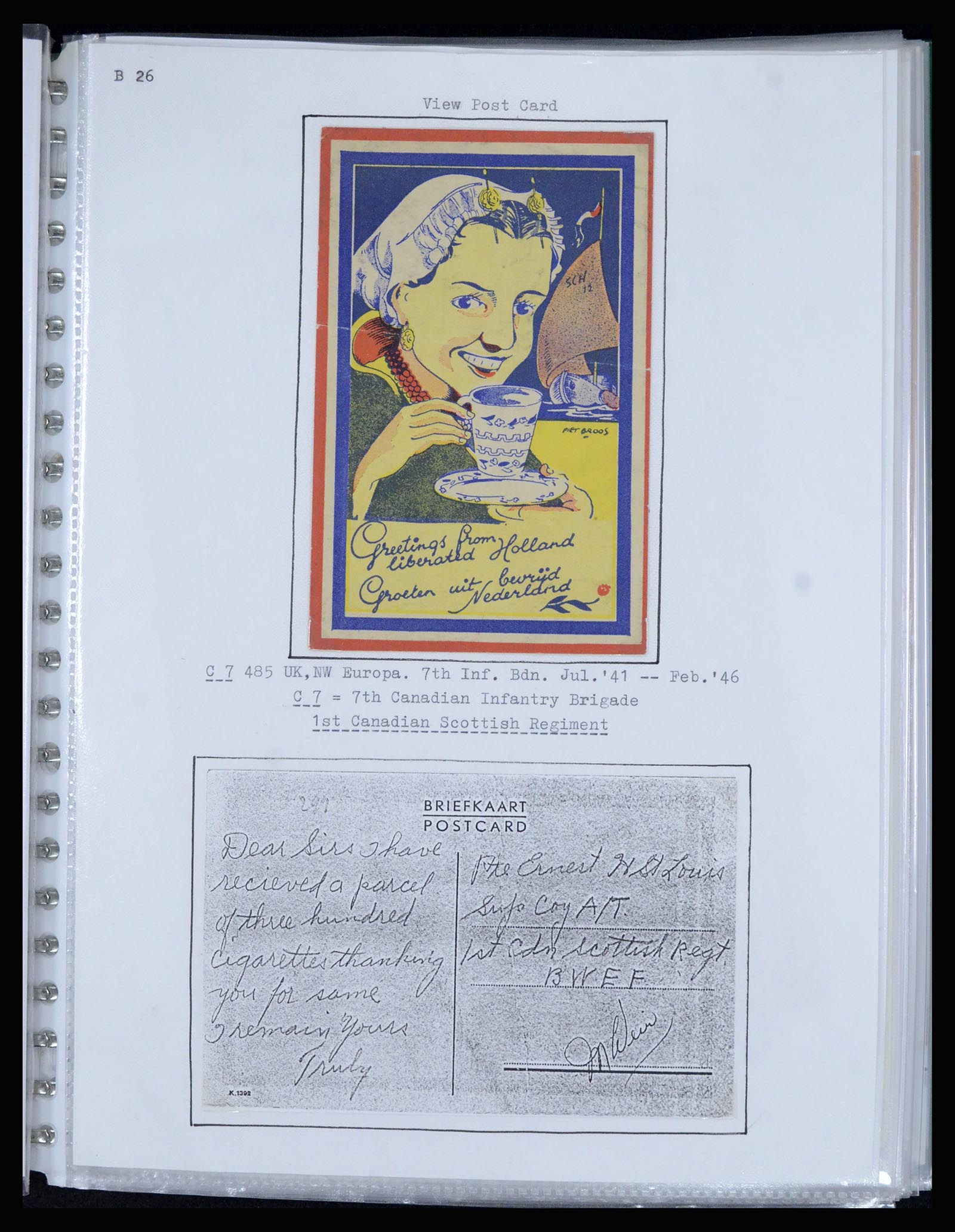 36842 015 - Postzegelverzameling 36842 Nederland bevrijding 1945.