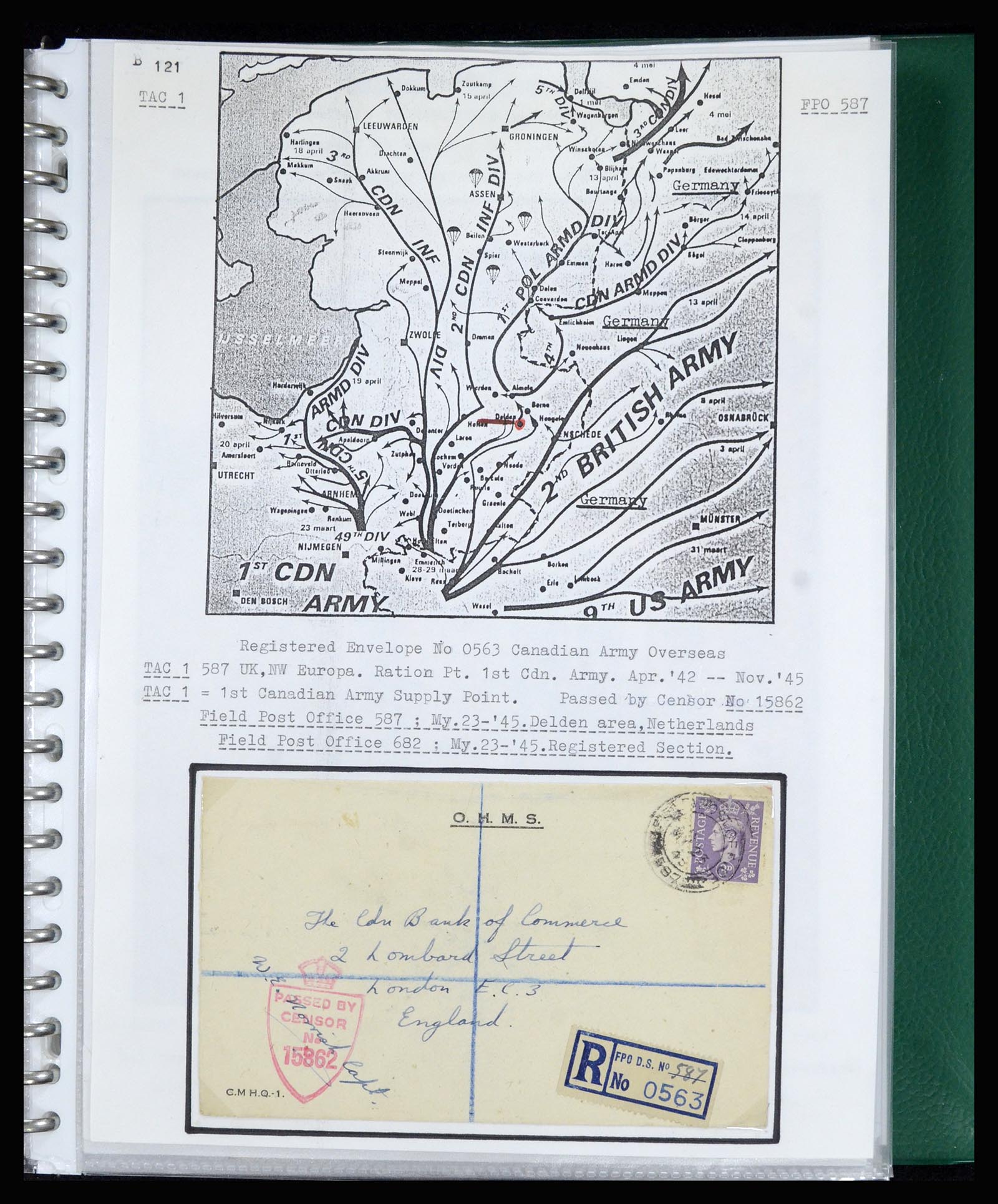 36842 034 - Postzegelverzameling 36842 Nederland bevrijding 1945.