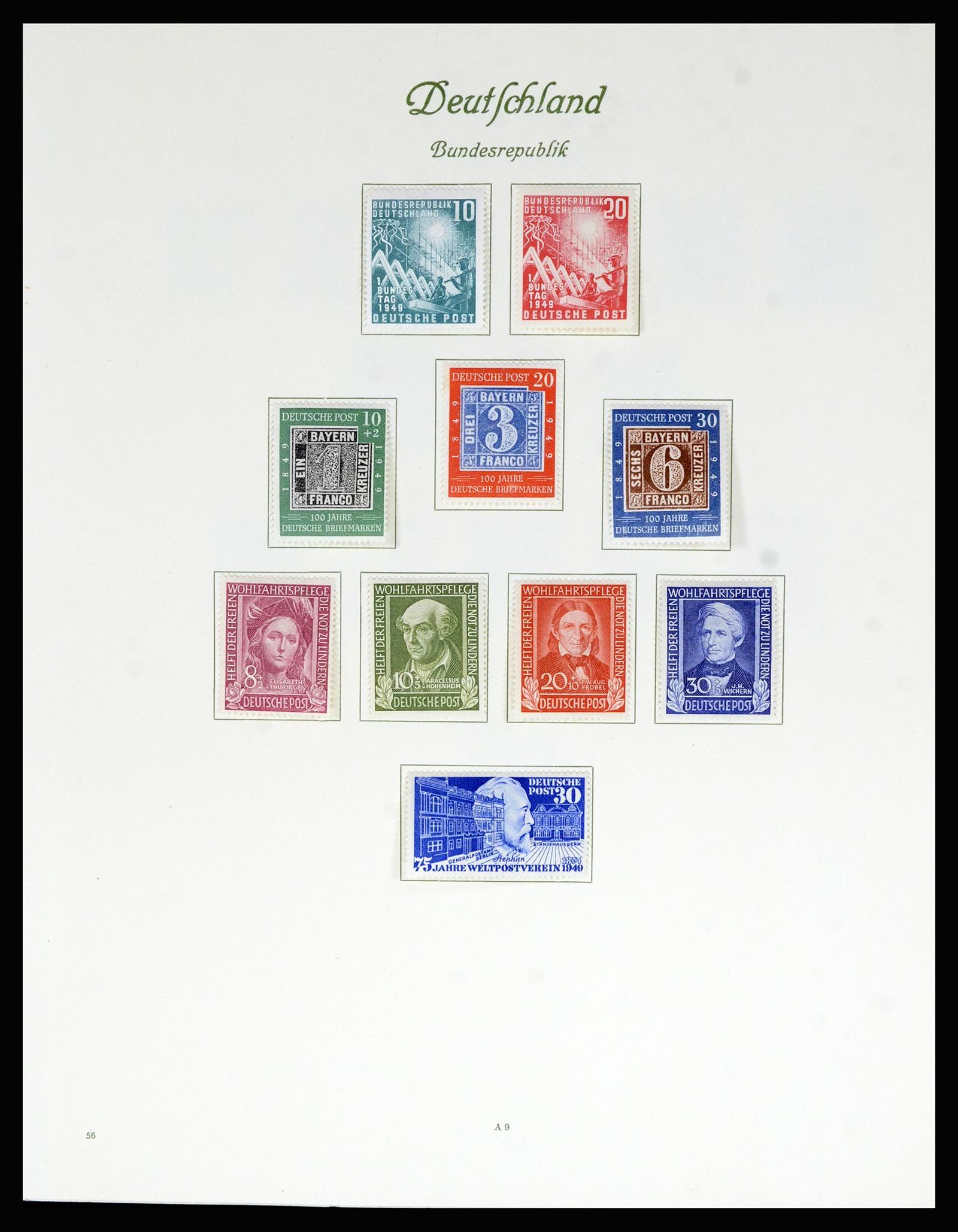 36848 001 - Postzegelverzameling 36848 Bundespost en Berlijn 1948-1982.