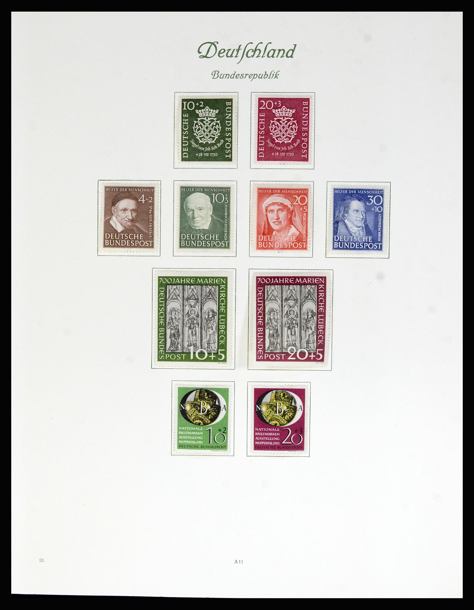 36848 003 - Postzegelverzameling 36848 Bundespost en Berlijn 1948-1982.