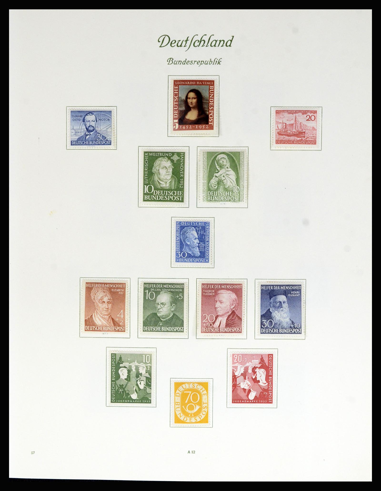 36848 004 - Postzegelverzameling 36848 Bundespost en Berlijn 1948-1982.