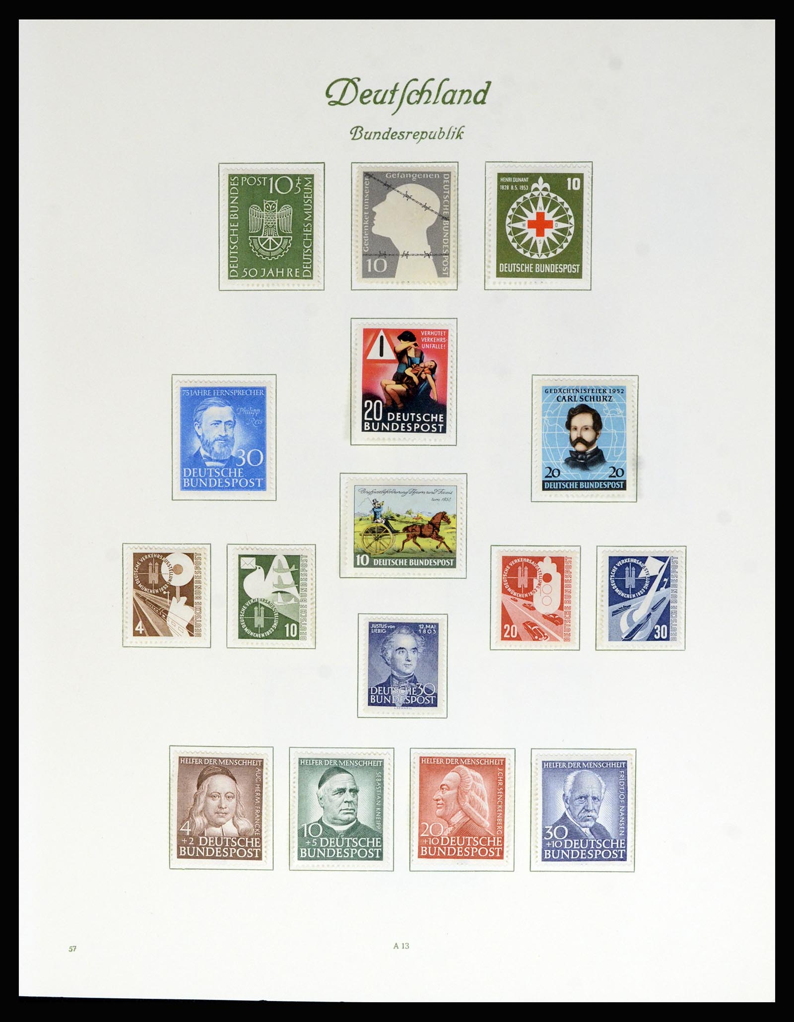 36848 005 - Postzegelverzameling 36848 Bundespost en Berlijn 1948-1982.