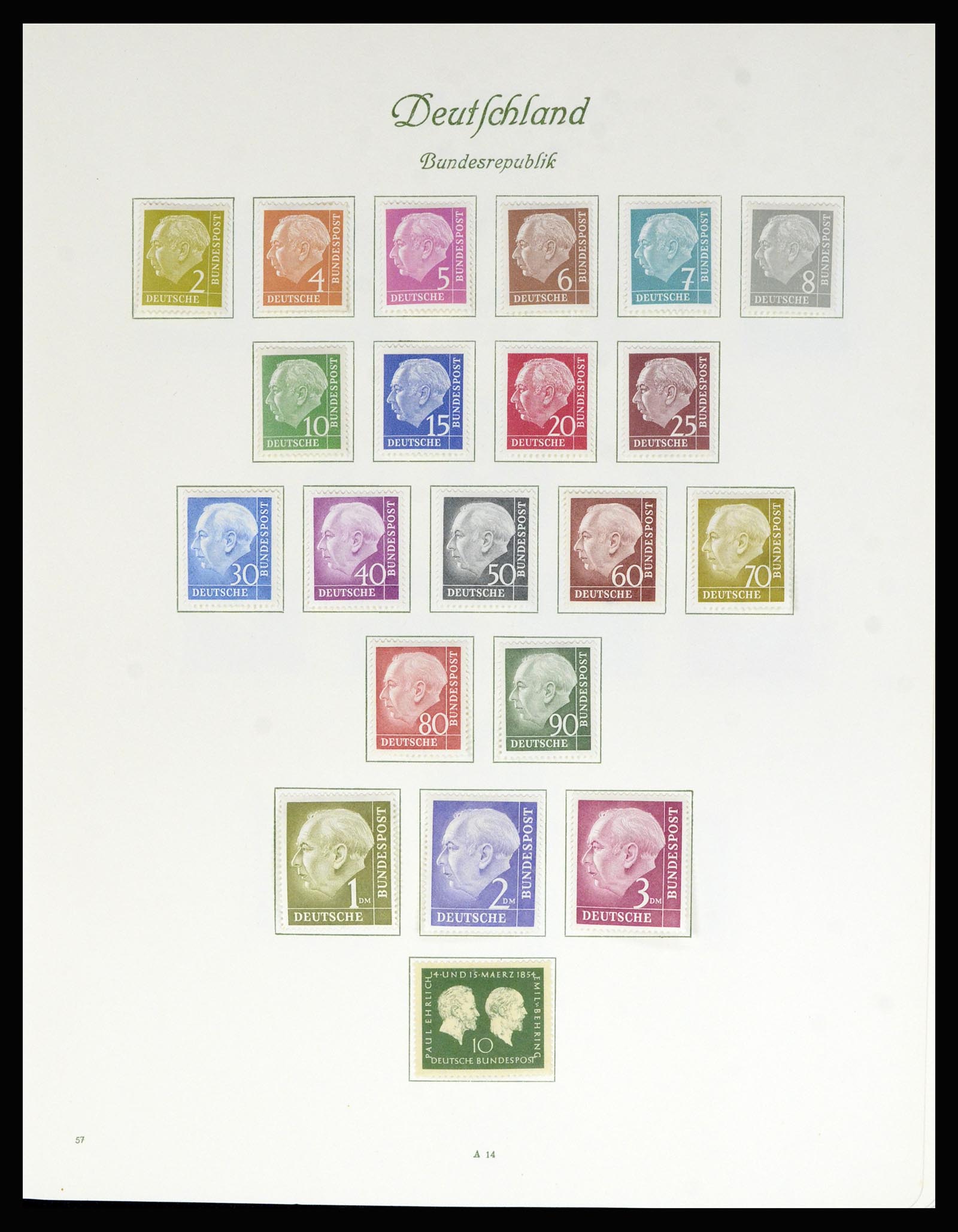 36848 006 - Stamp collection 36848 Bundespost and Berlin 1948-1982.