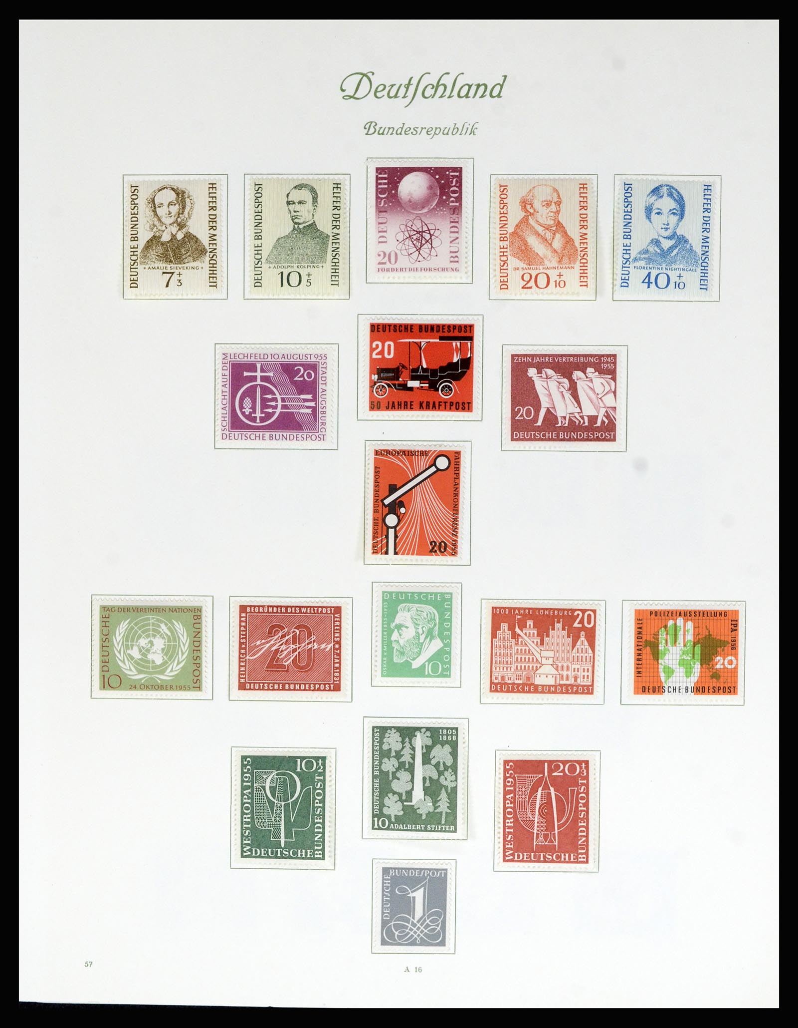 36848 008 - Postzegelverzameling 36848 Bundespost en Berlijn 1948-1982.