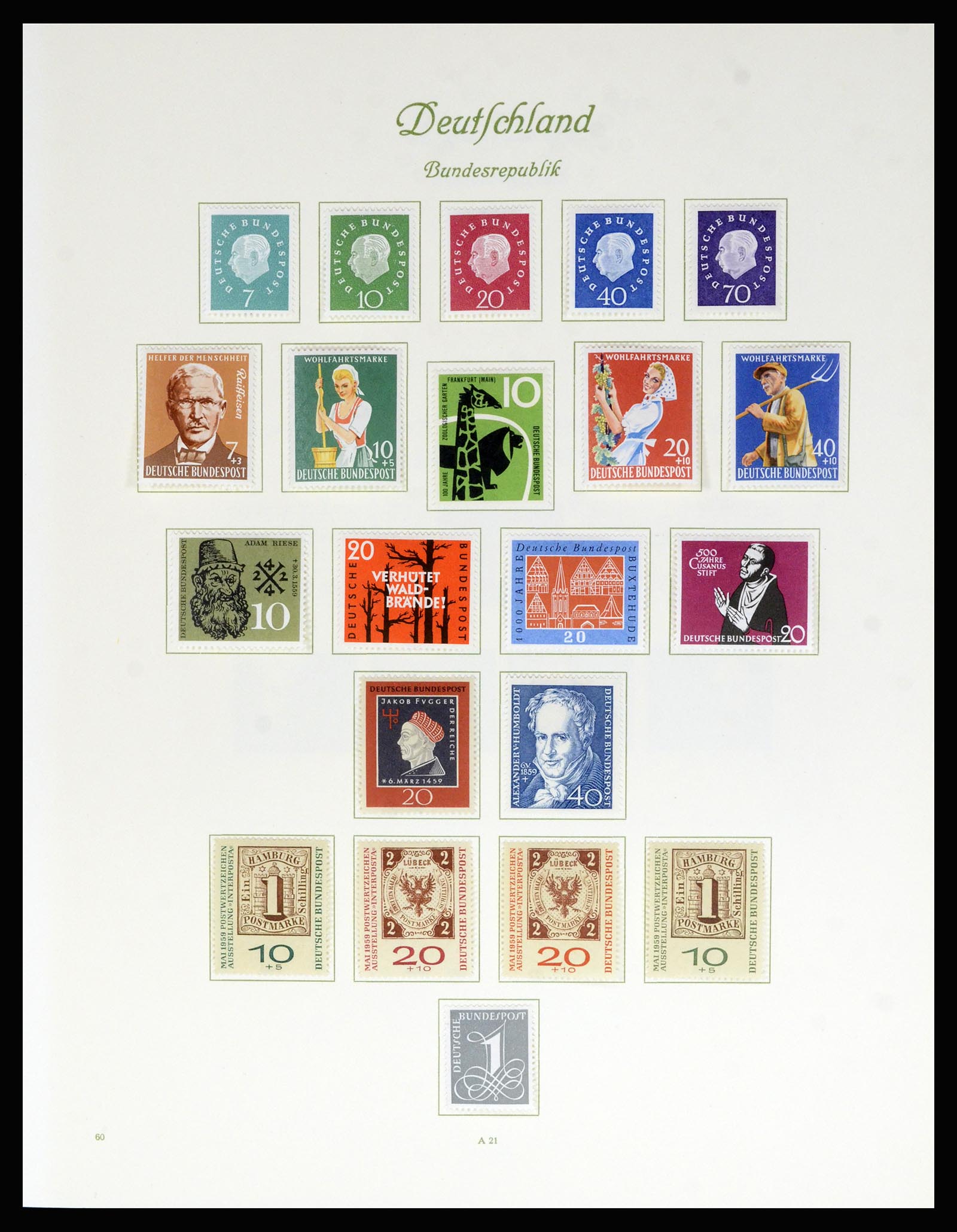 36848 013 - Postzegelverzameling 36848 Bundespost en Berlijn 1948-1982.