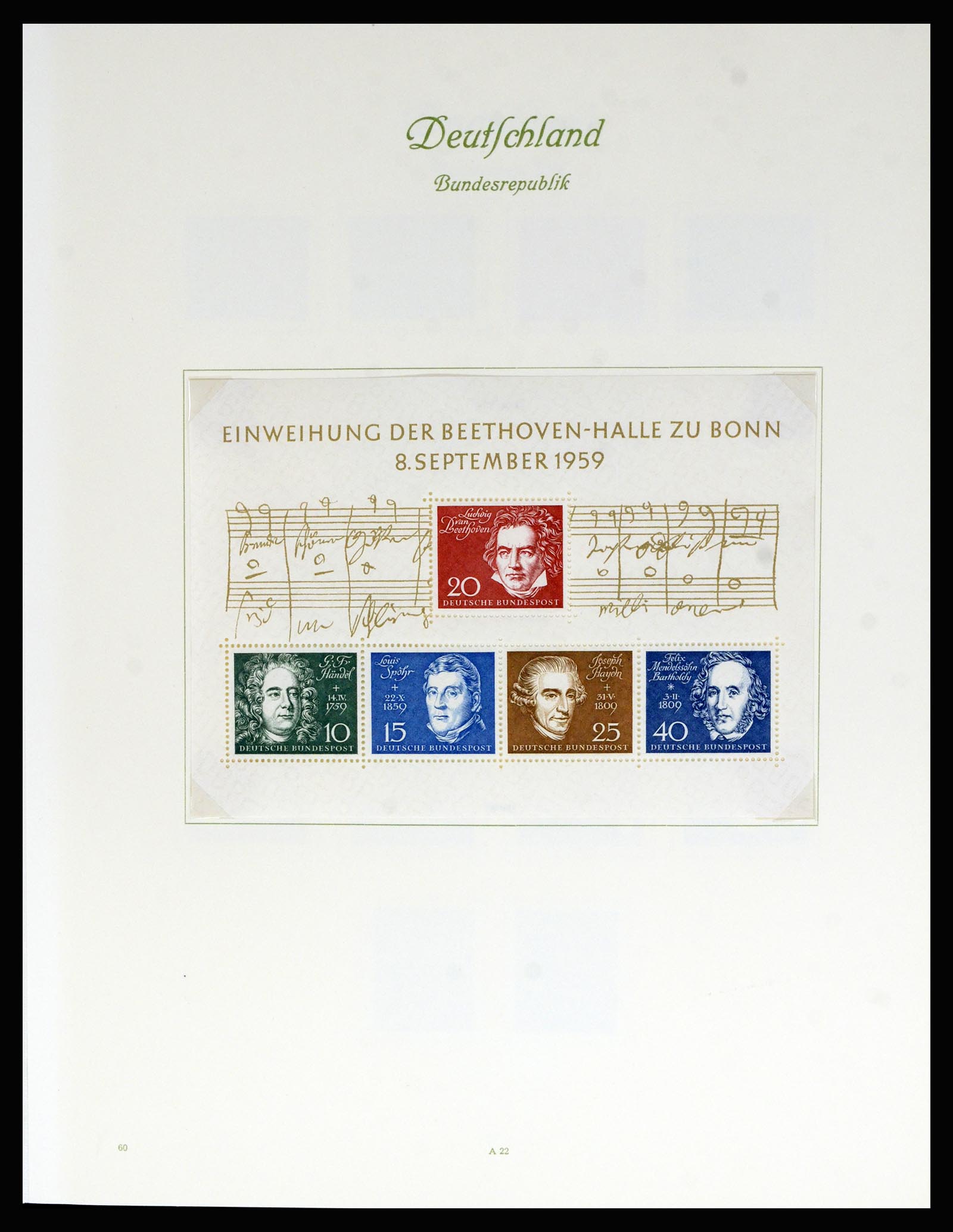 36848 014 - Stamp collection 36848 Bundespost and Berlin 1948-1982.
