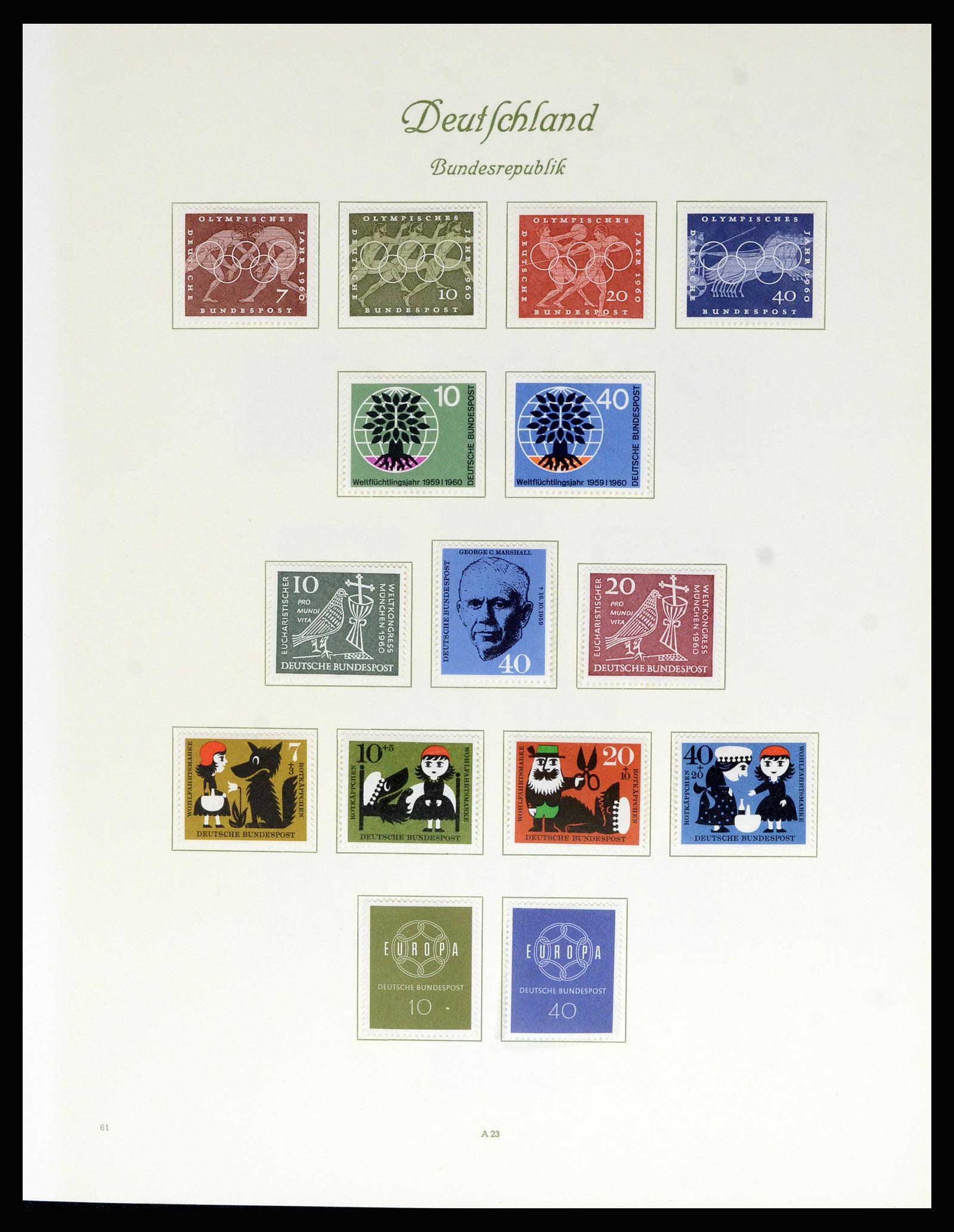 36848 015 - Stamp collection 36848 Bundespost and Berlin 1948-1982.