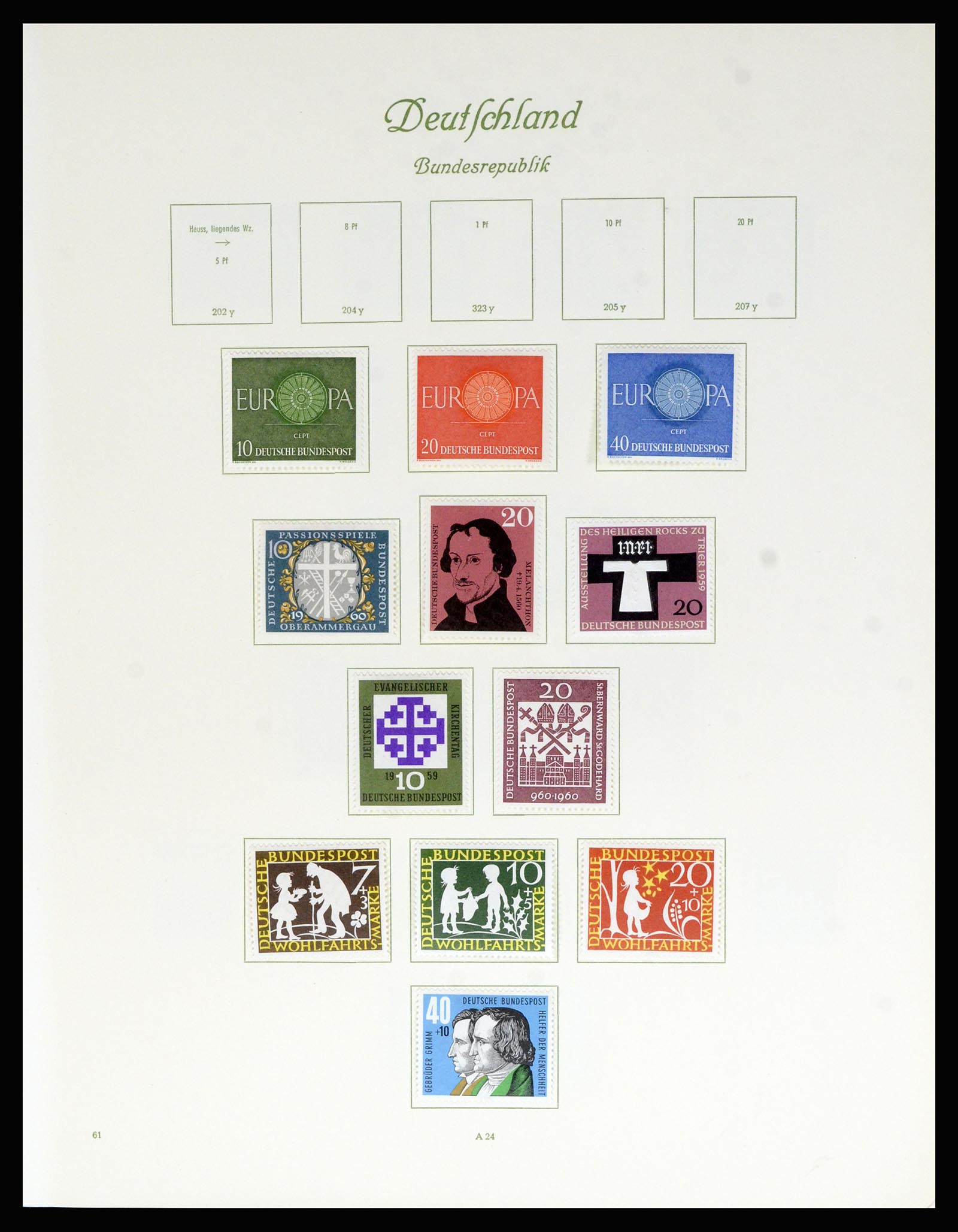 36848 016 - Postzegelverzameling 36848 Bundespost en Berlijn 1948-1982.
