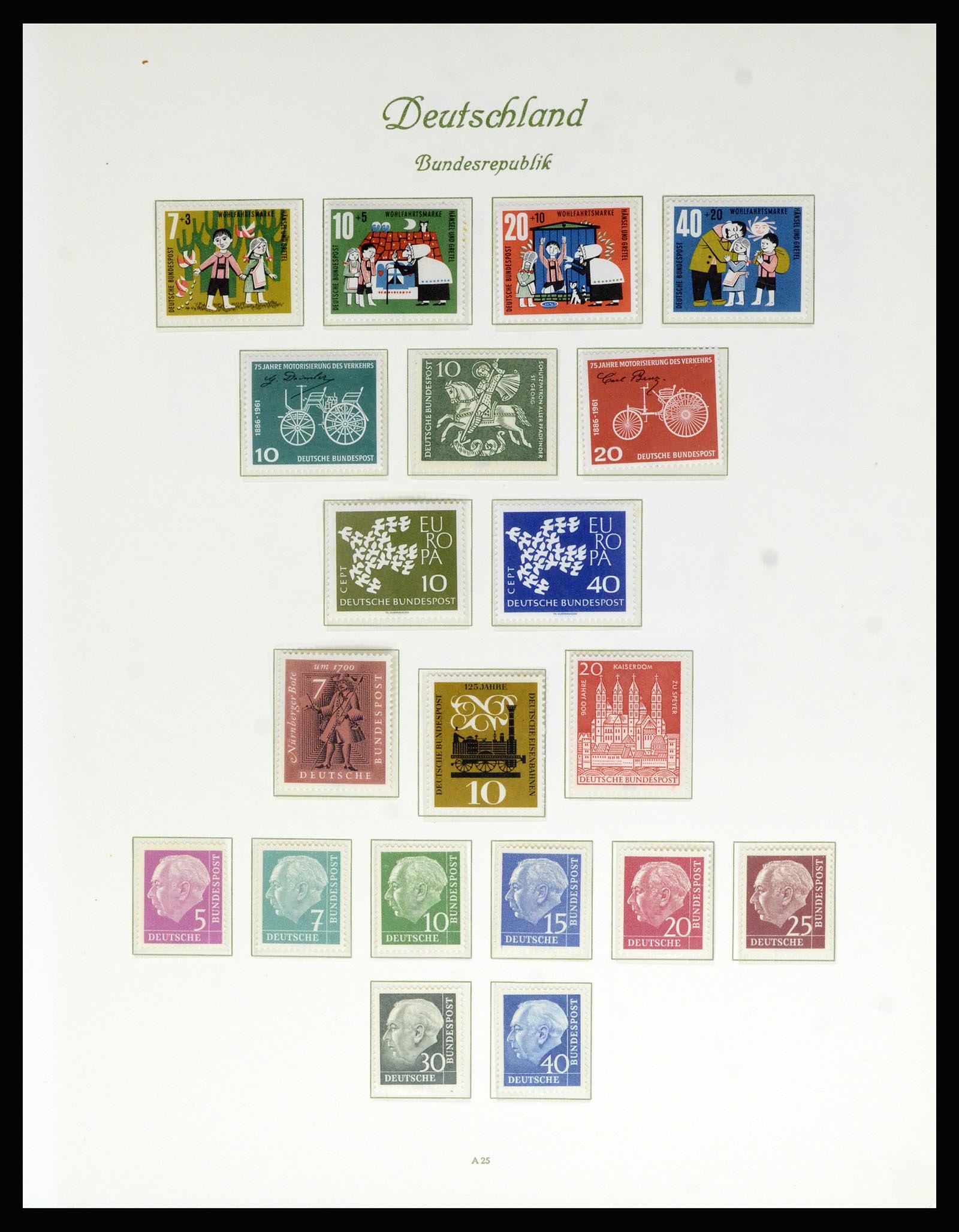 36848 017 - Postzegelverzameling 36848 Bundespost en Berlijn 1948-1982.