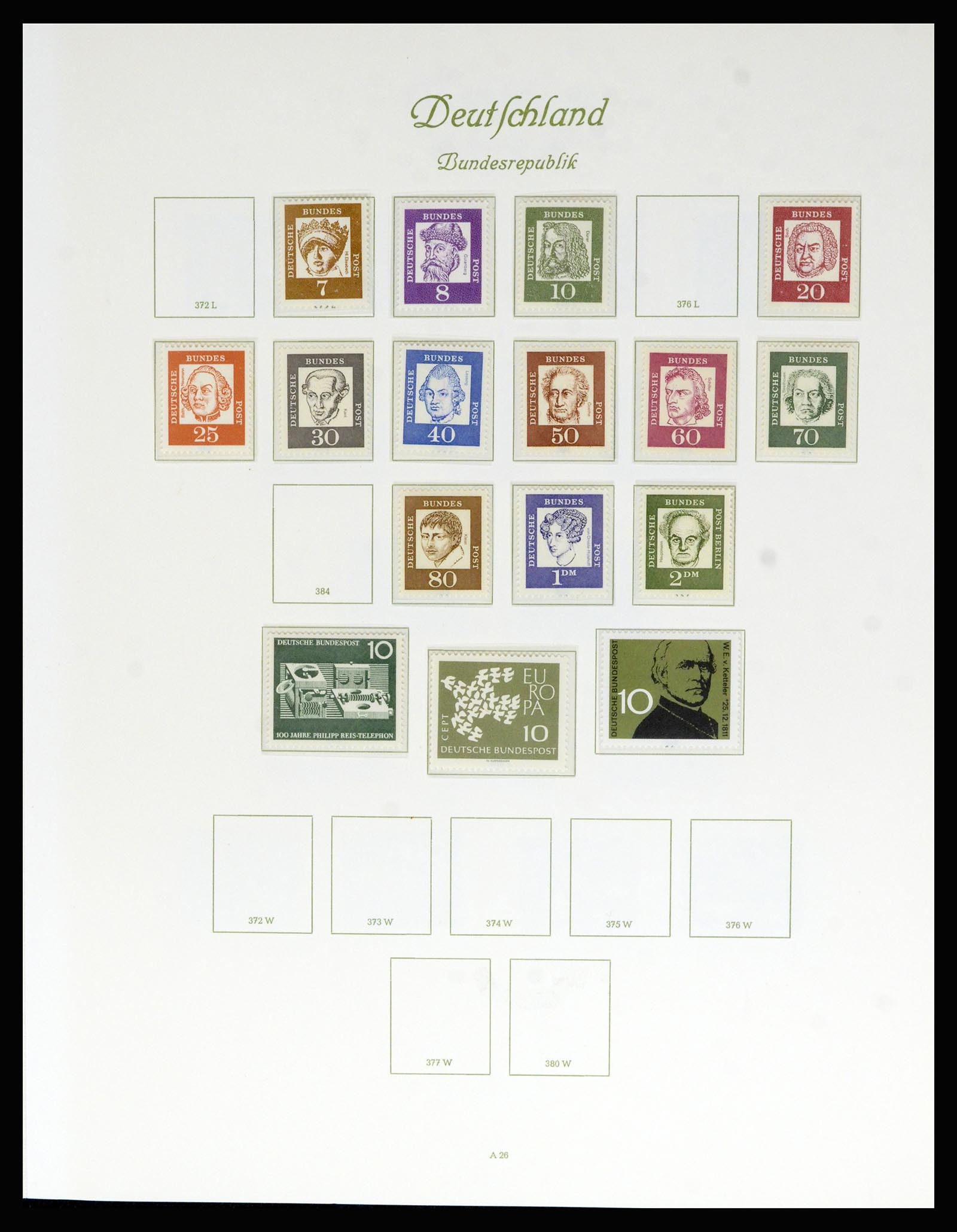 36848 018 - Postzegelverzameling 36848 Bundespost en Berlijn 1948-1982.