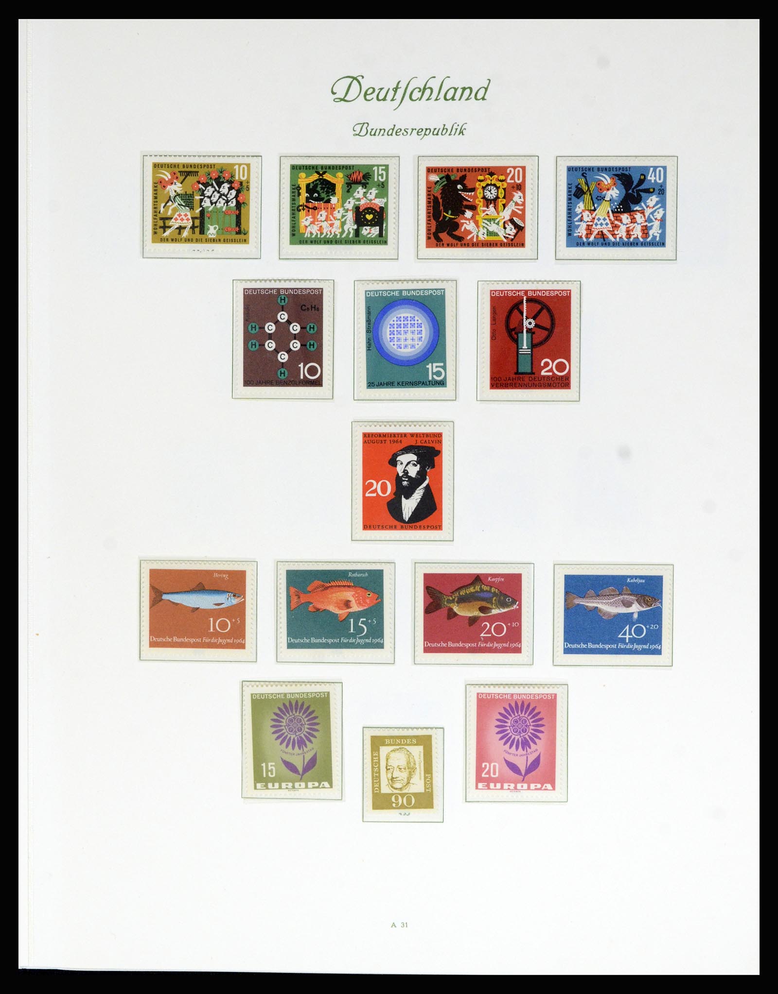 36848 023 - Postzegelverzameling 36848 Bundespost en Berlijn 1948-1982.