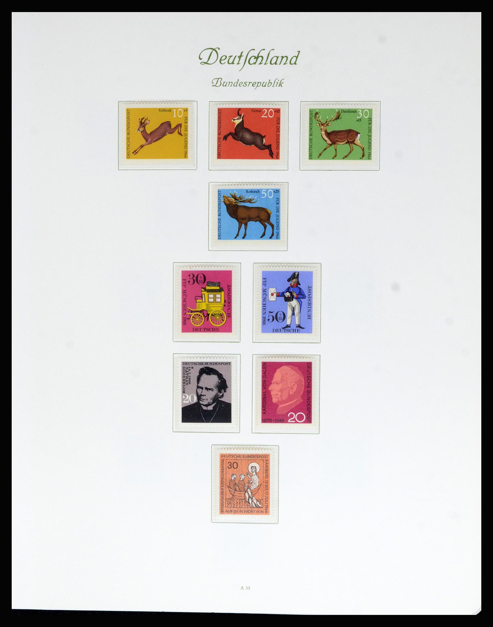36848 027 - Postzegelverzameling 36848 Bundespost en Berlijn 1948-1982.