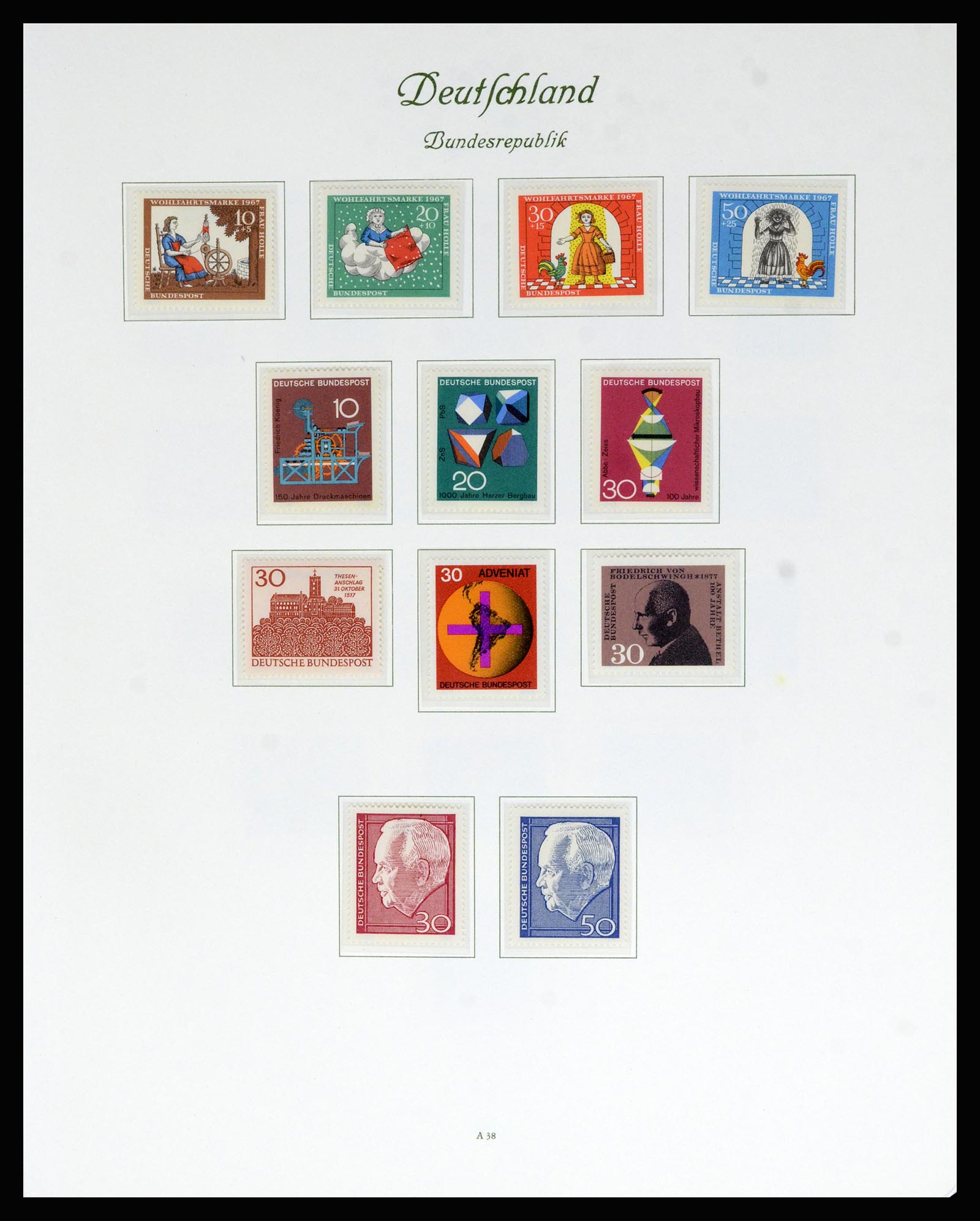 36848 030 - Postzegelverzameling 36848 Bundespost en Berlijn 1948-1982.
