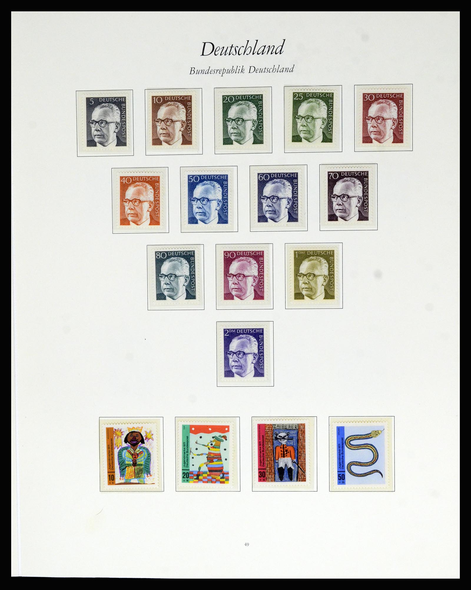 36848 039 - Postzegelverzameling 36848 Bundespost en Berlijn 1948-1982.