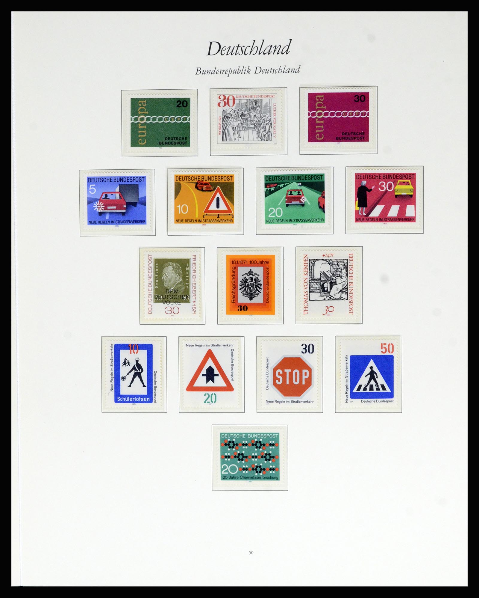 36848 040 - Postzegelverzameling 36848 Bundespost en Berlijn 1948-1982.