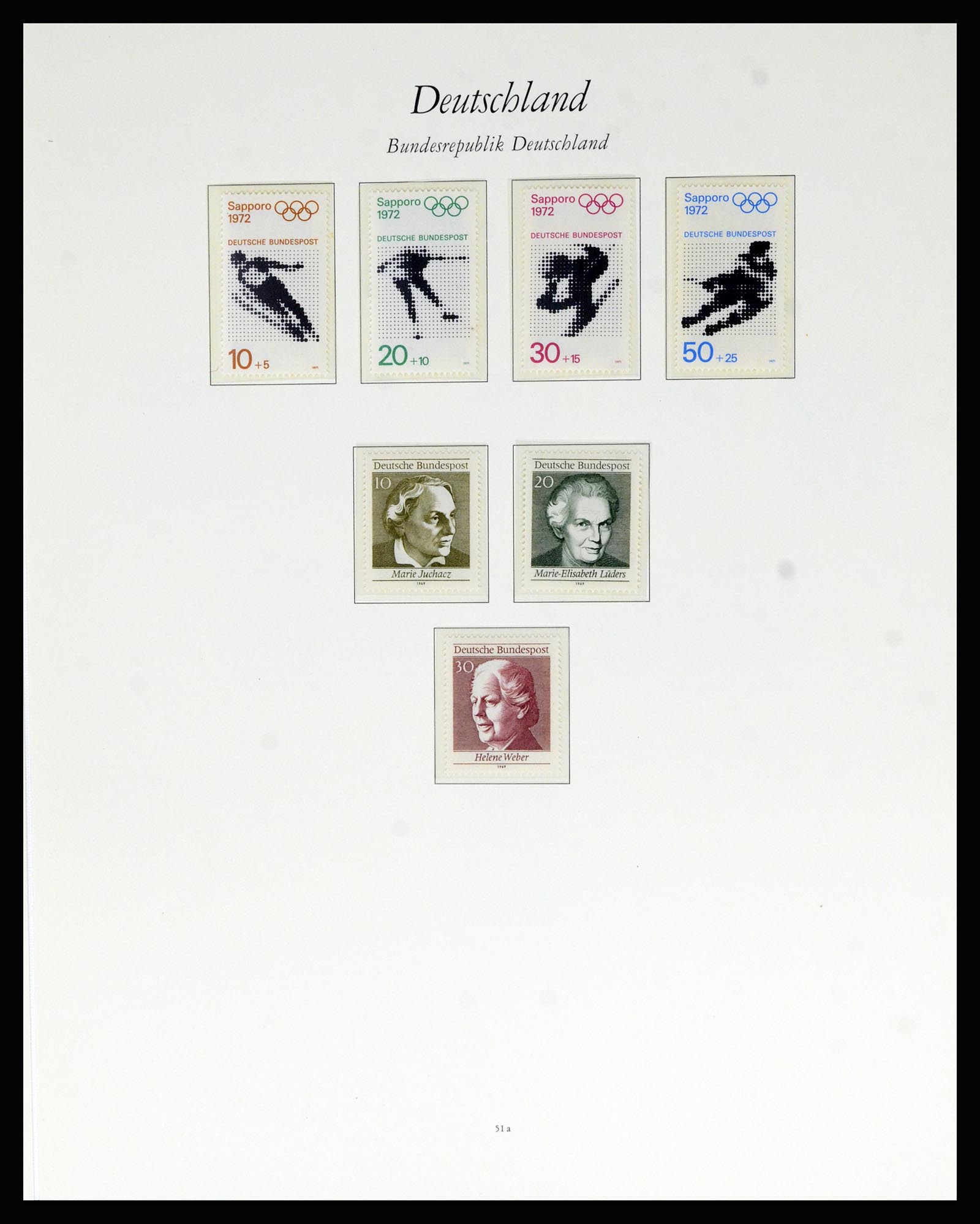 36848 042 - Postzegelverzameling 36848 Bundespost en Berlijn 1948-1982.