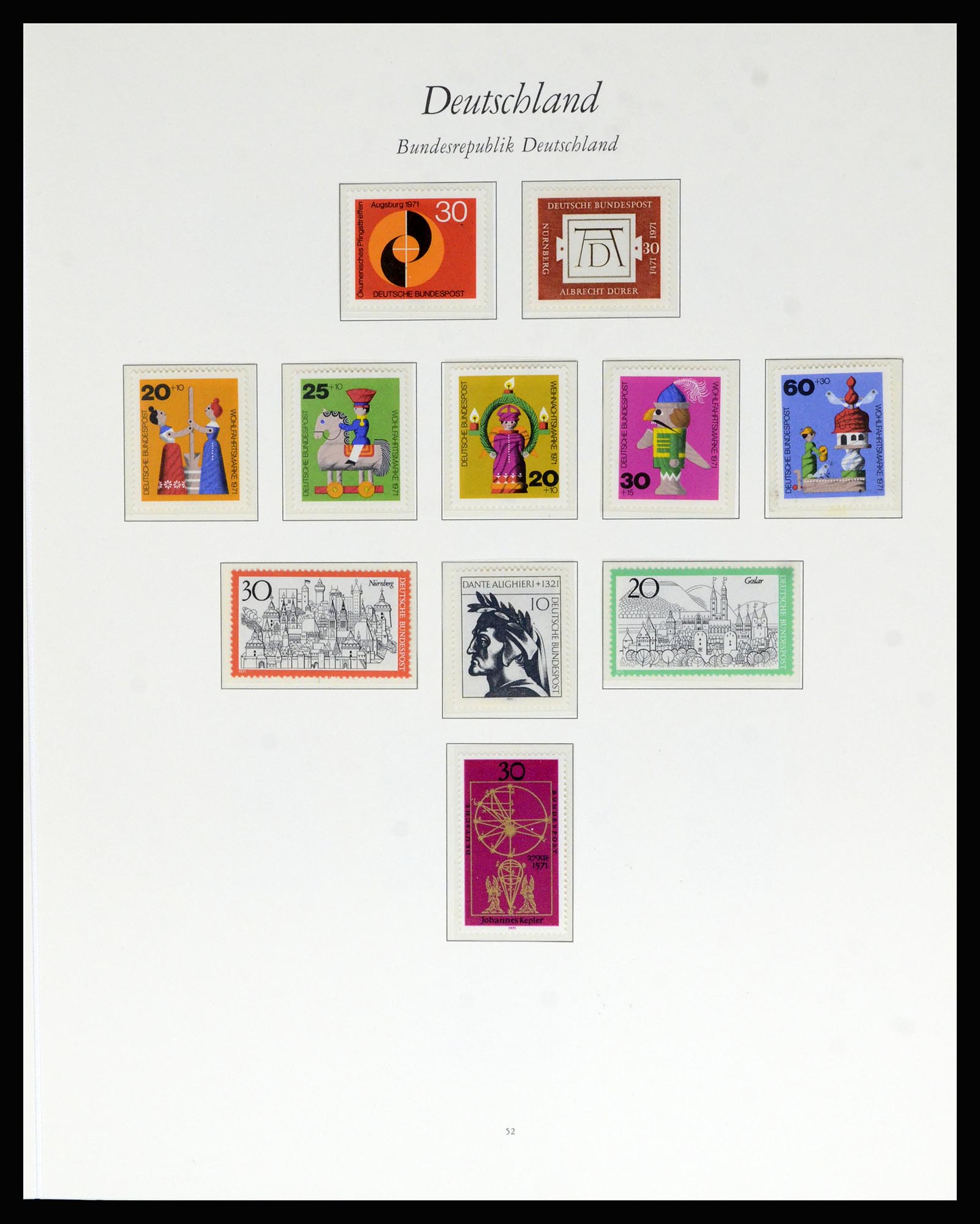 36848 043 - Postzegelverzameling 36848 Bundespost en Berlijn 1948-1982.