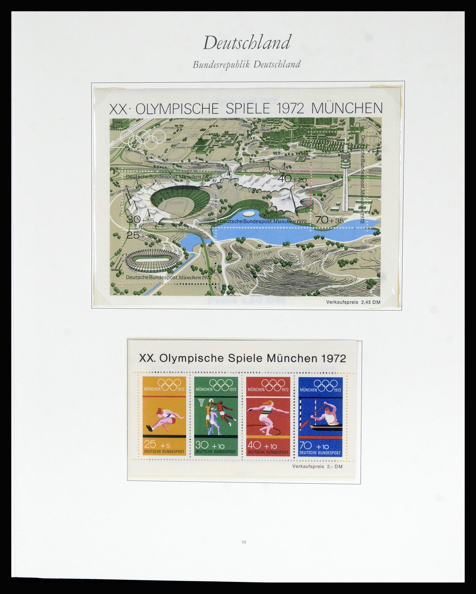 36848 045 - Postzegelverzameling 36848 Bundespost en Berlijn 1948-1982.