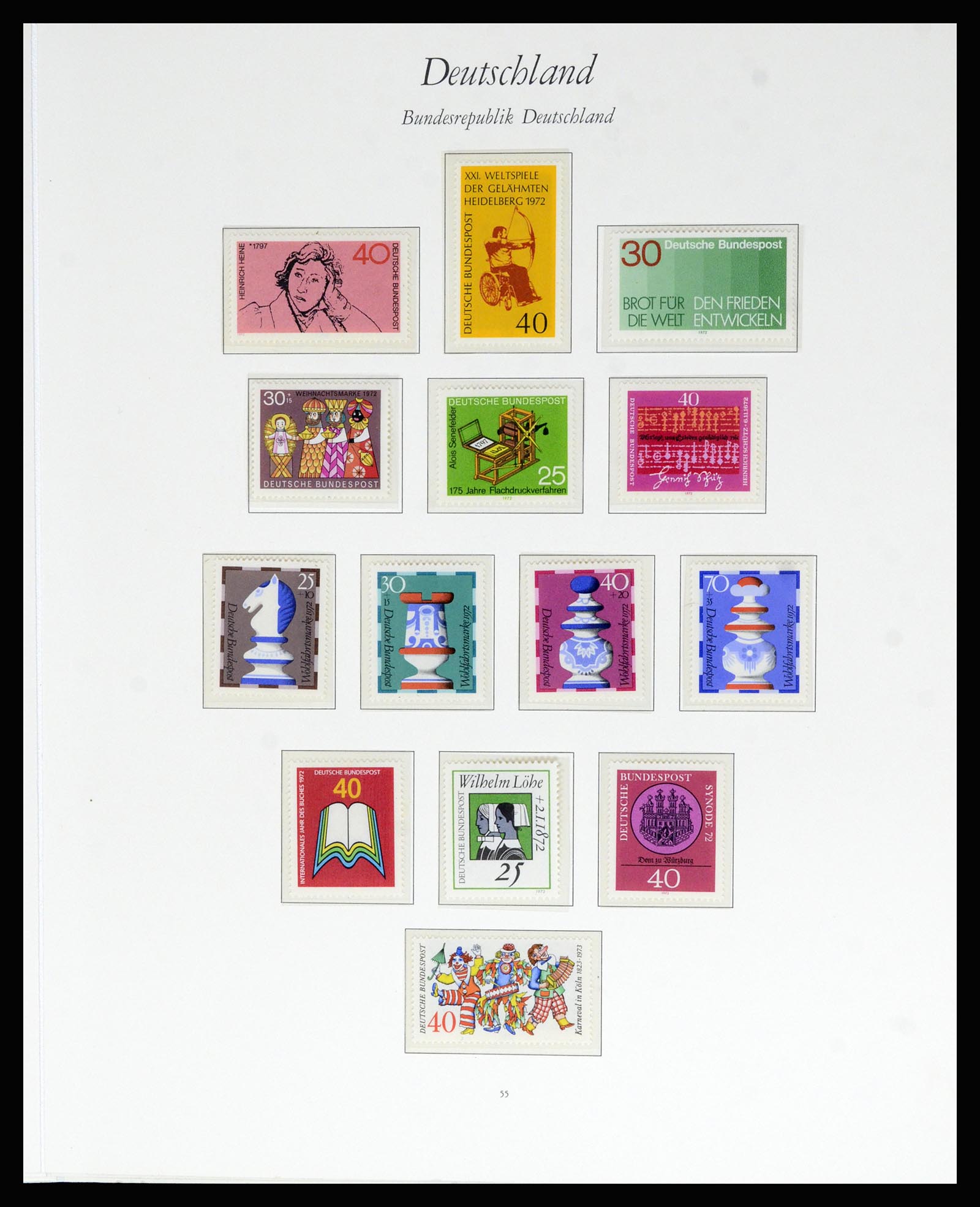 36848 047 - Postzegelverzameling 36848 Bundespost en Berlijn 1948-1982.