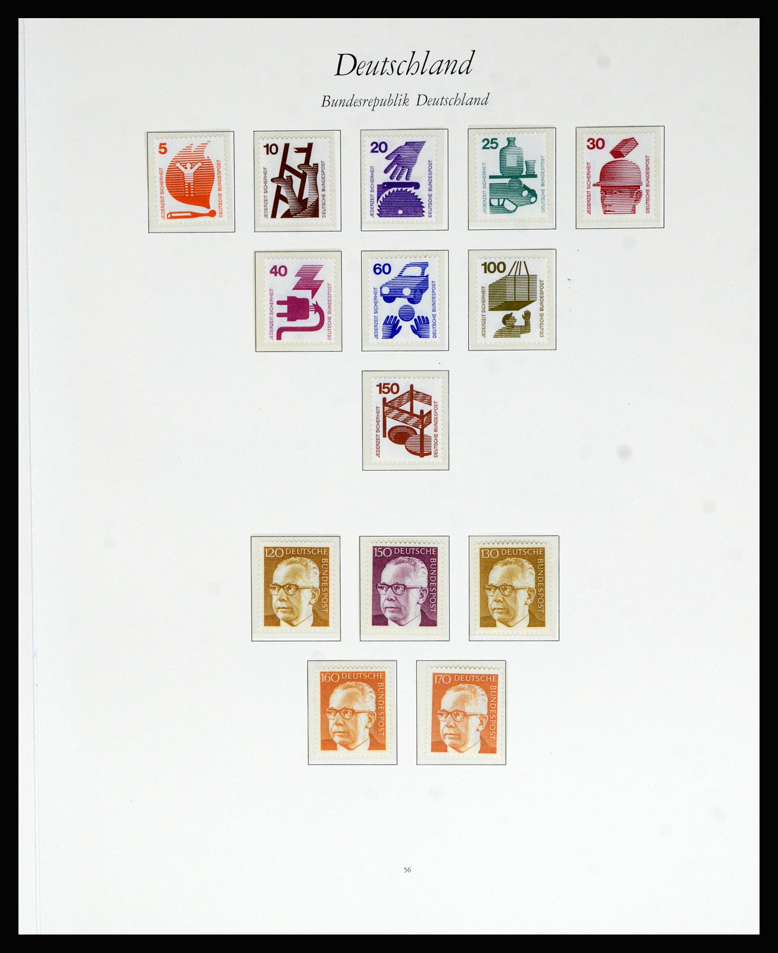 36848 048 - Postzegelverzameling 36848 Bundespost en Berlijn 1948-1982.