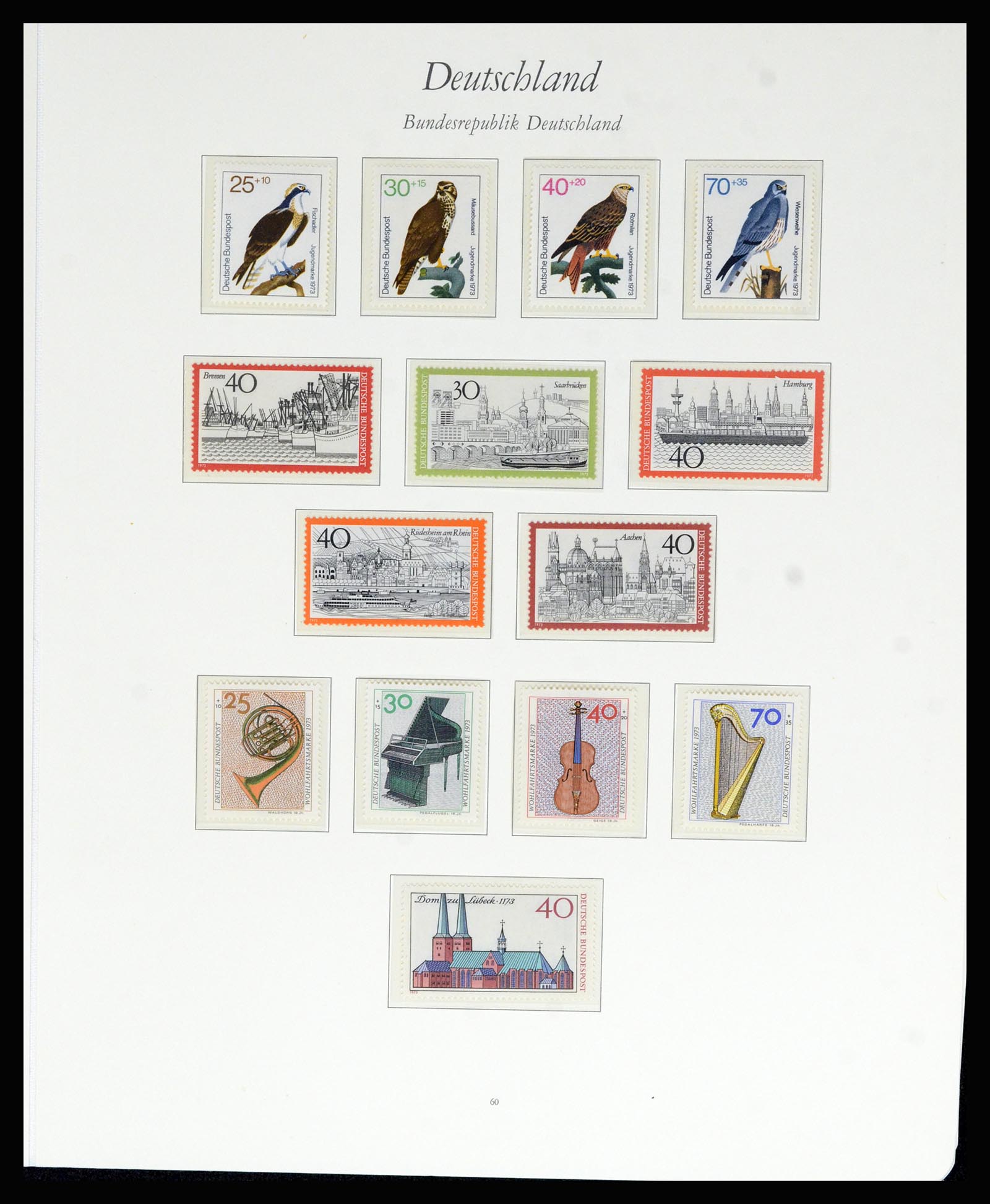 36848 052 - Postzegelverzameling 36848 Bundespost en Berlijn 1948-1982.