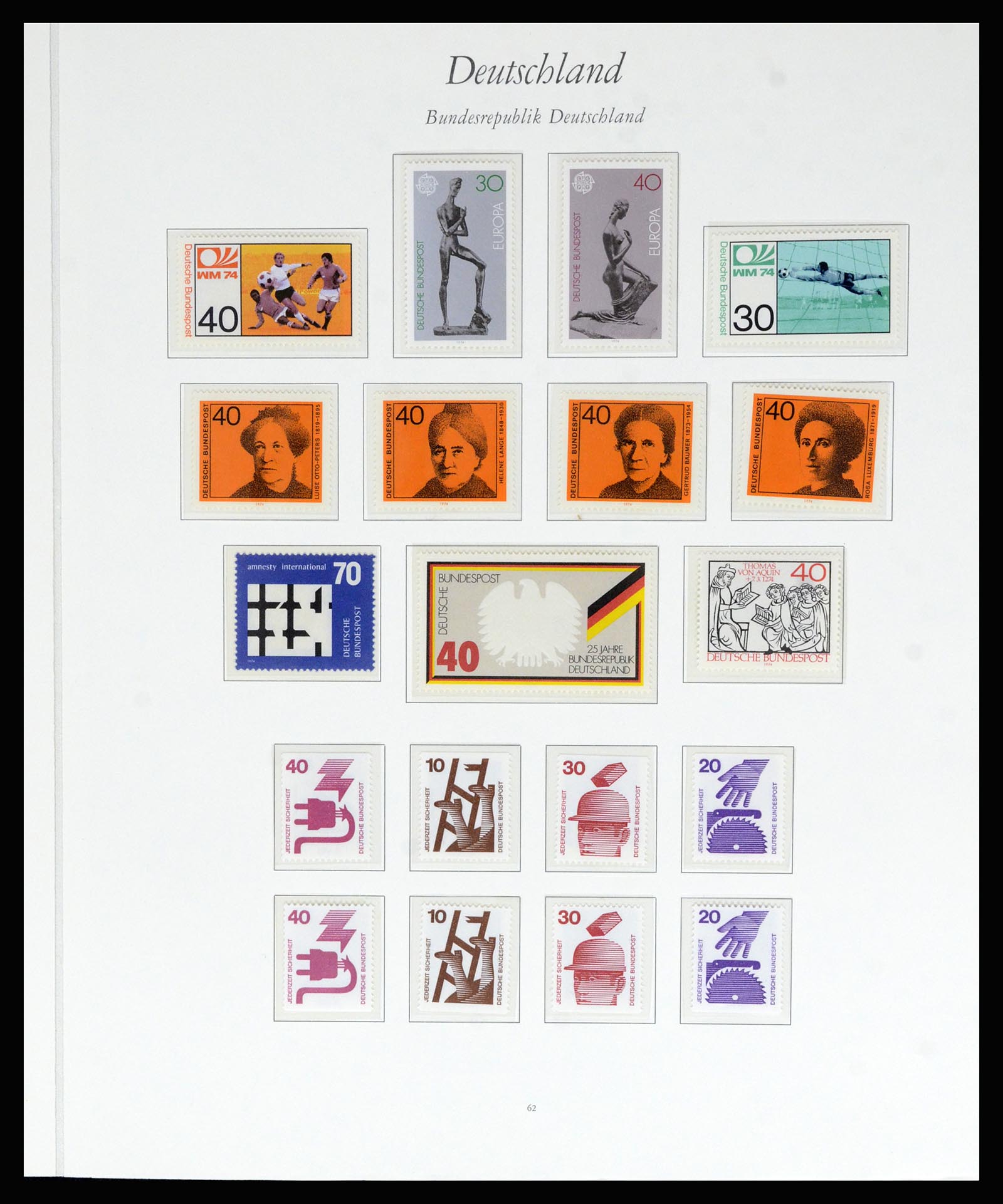 36848 054 - Postzegelverzameling 36848 Bundespost en Berlijn 1948-1982.