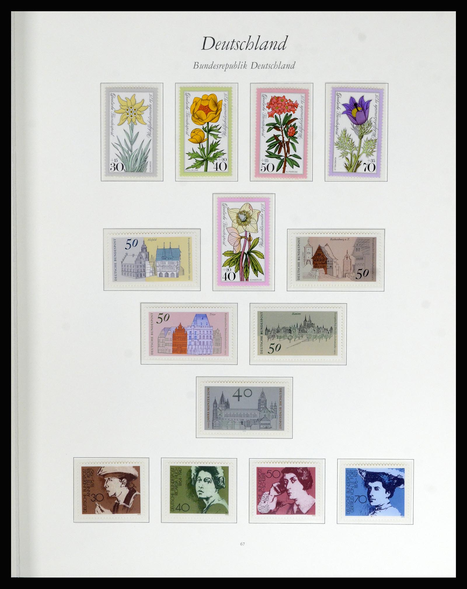 36848 058 - Postzegelverzameling 36848 Bundespost en Berlijn 1948-1982.